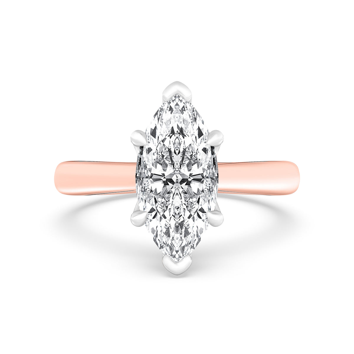 Crosby Marquis Cut Solitaire Engagement Ring