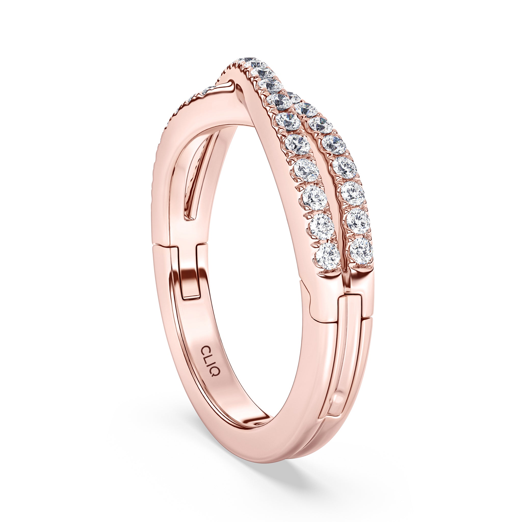 Serafina CrissCross Diamond Band