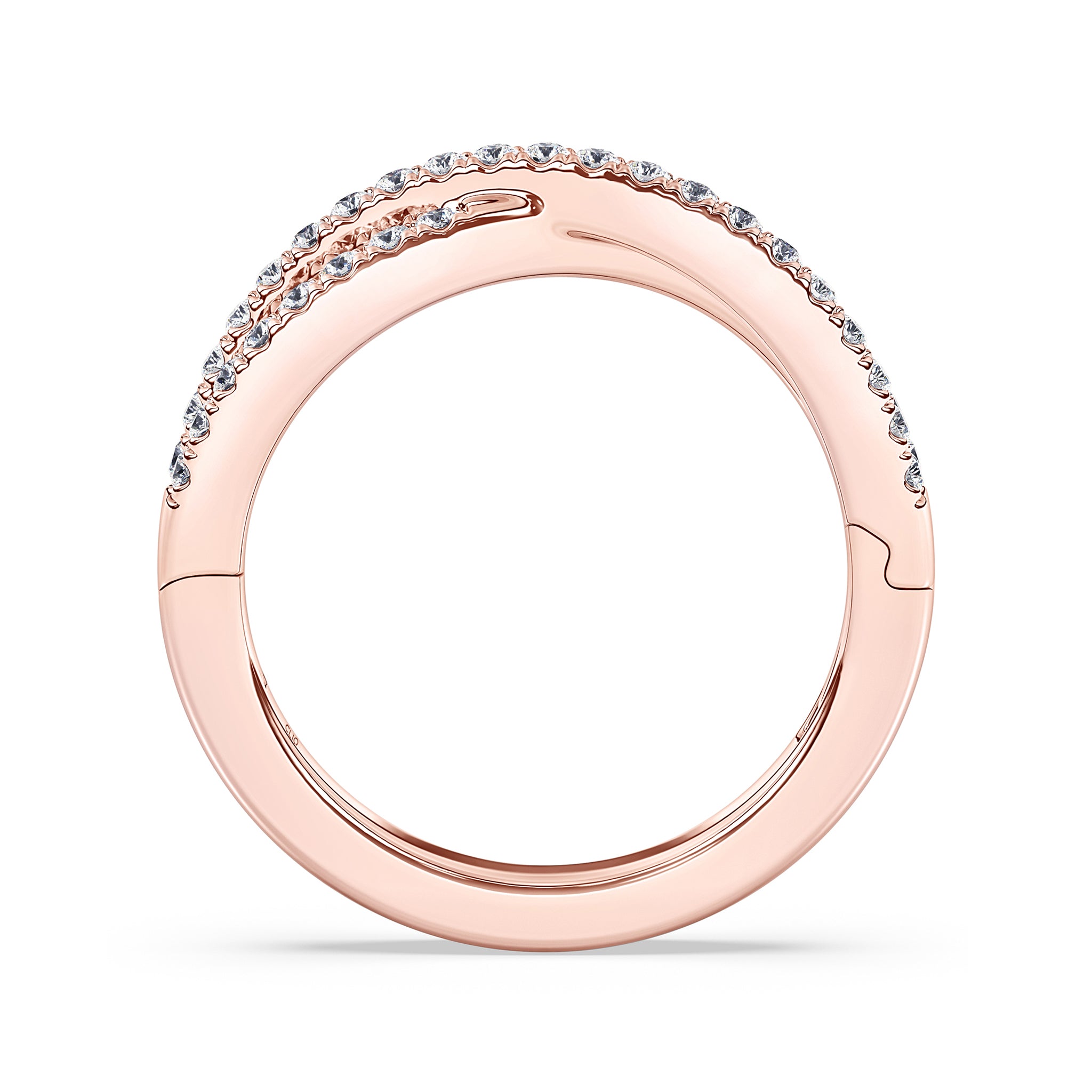 Serafina CrissCross Diamond Band