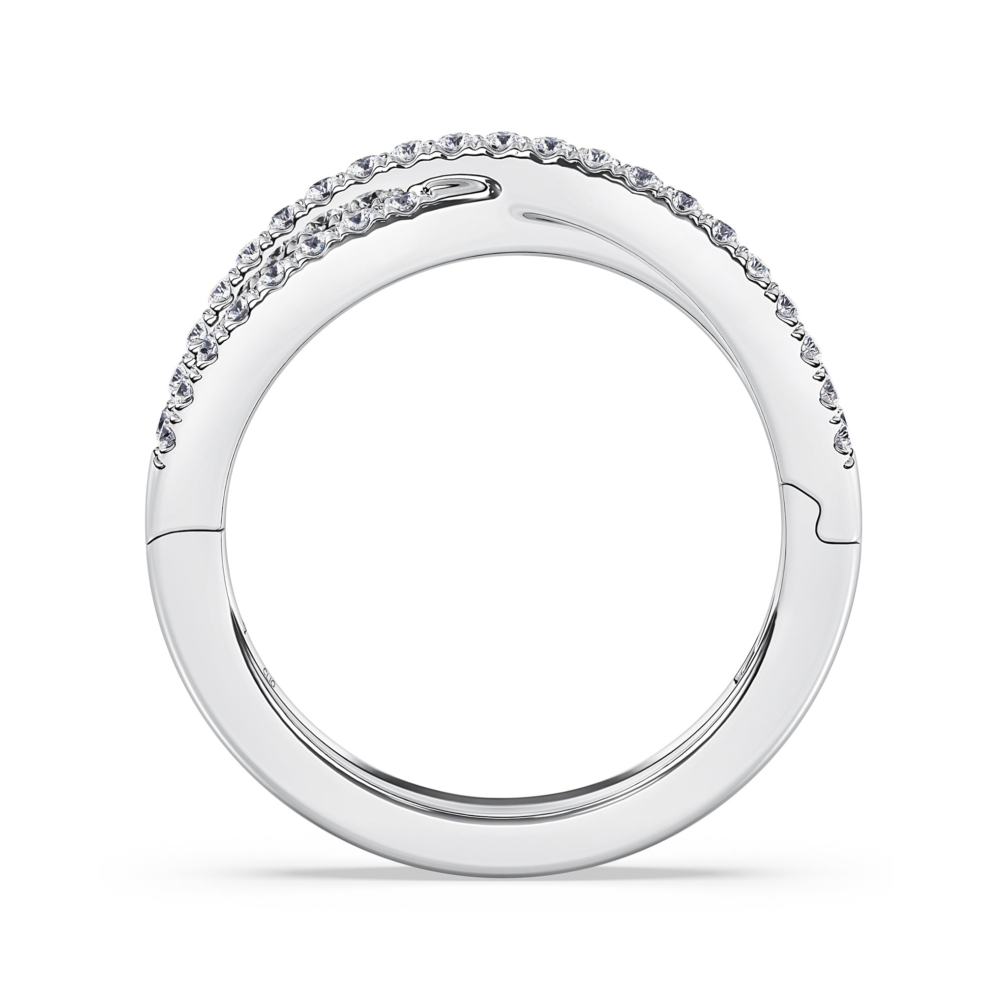 Serafina CrissCross Diamond Band