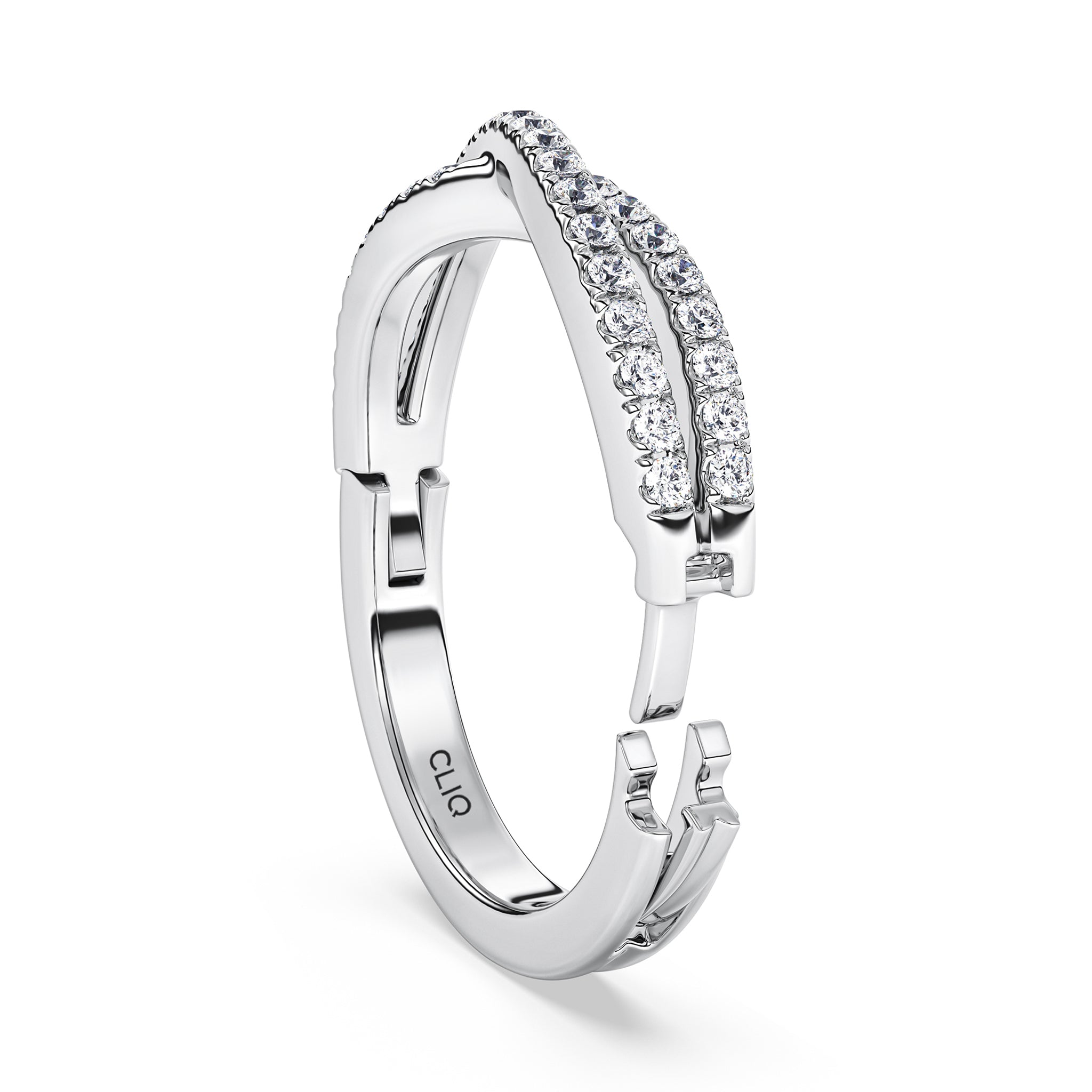 Serafina CrissCross Diamond Band