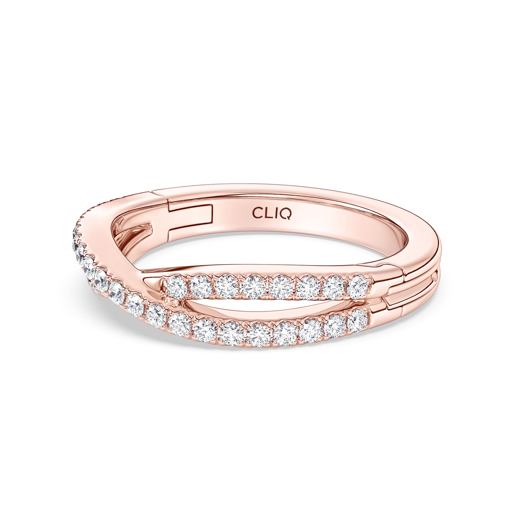 Serafina CrissCross Diamond Band