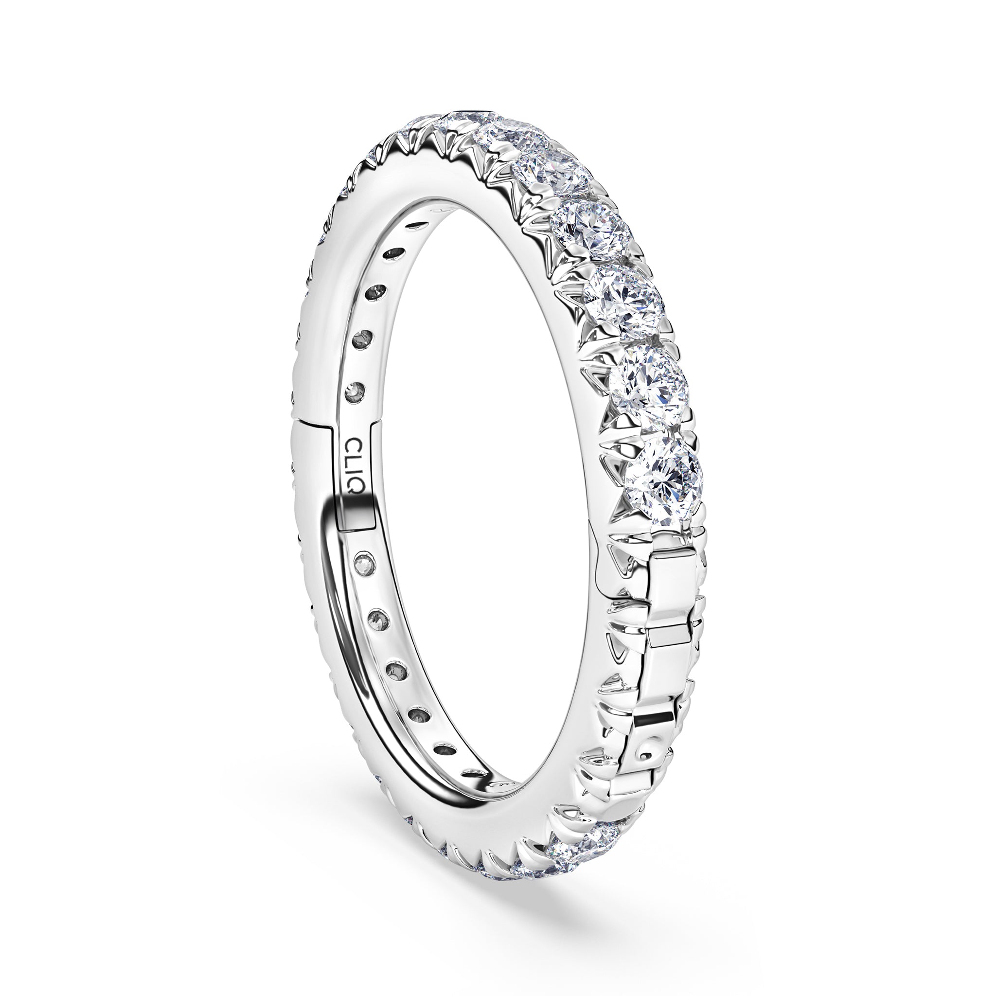 Shea French Pavé Diamond Eternity Band
