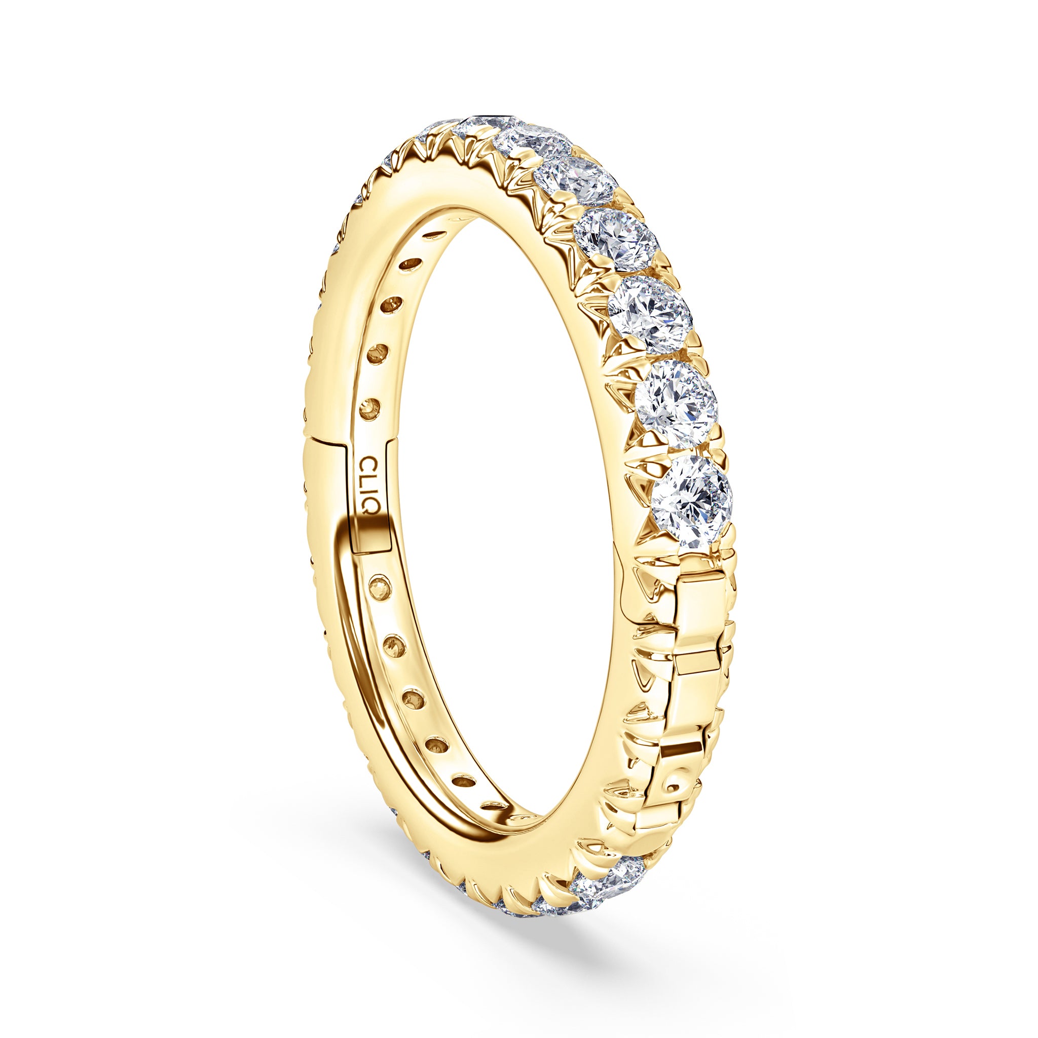 Shea French Pavé Diamond Eternity Band