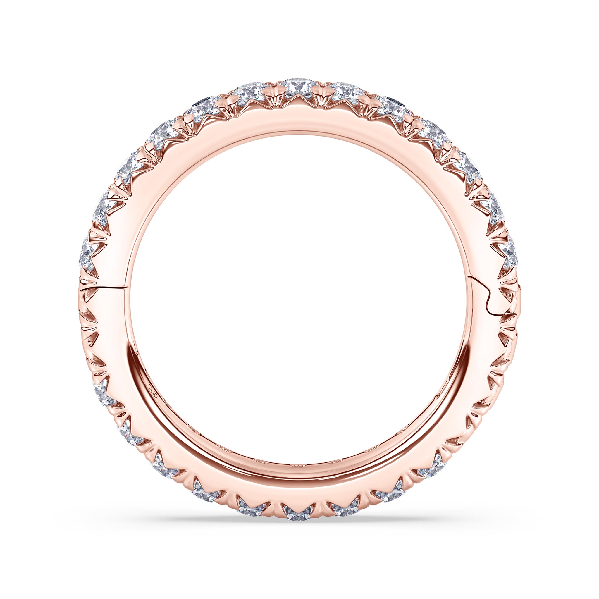 Shea French Pavé Diamond Eternity Band