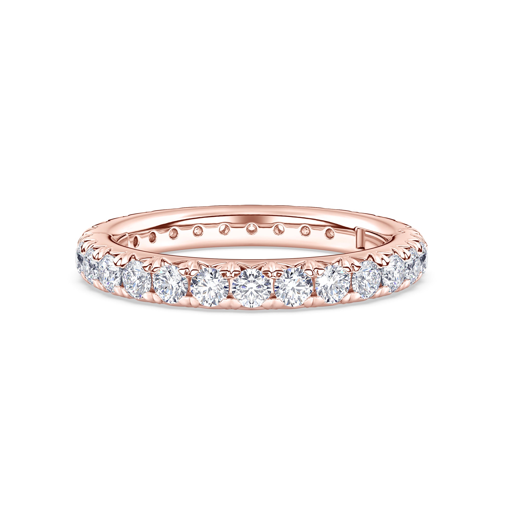 Shea French Pavé Diamond Eternity Band