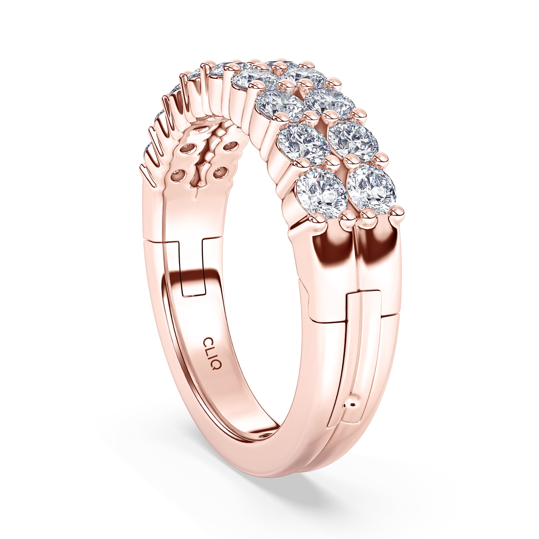 Essex Double Row Diamond Band