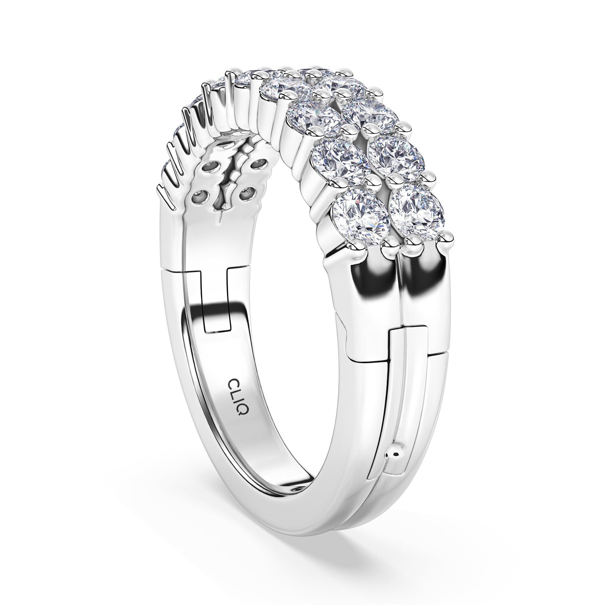 Essex Double Row Diamond Band