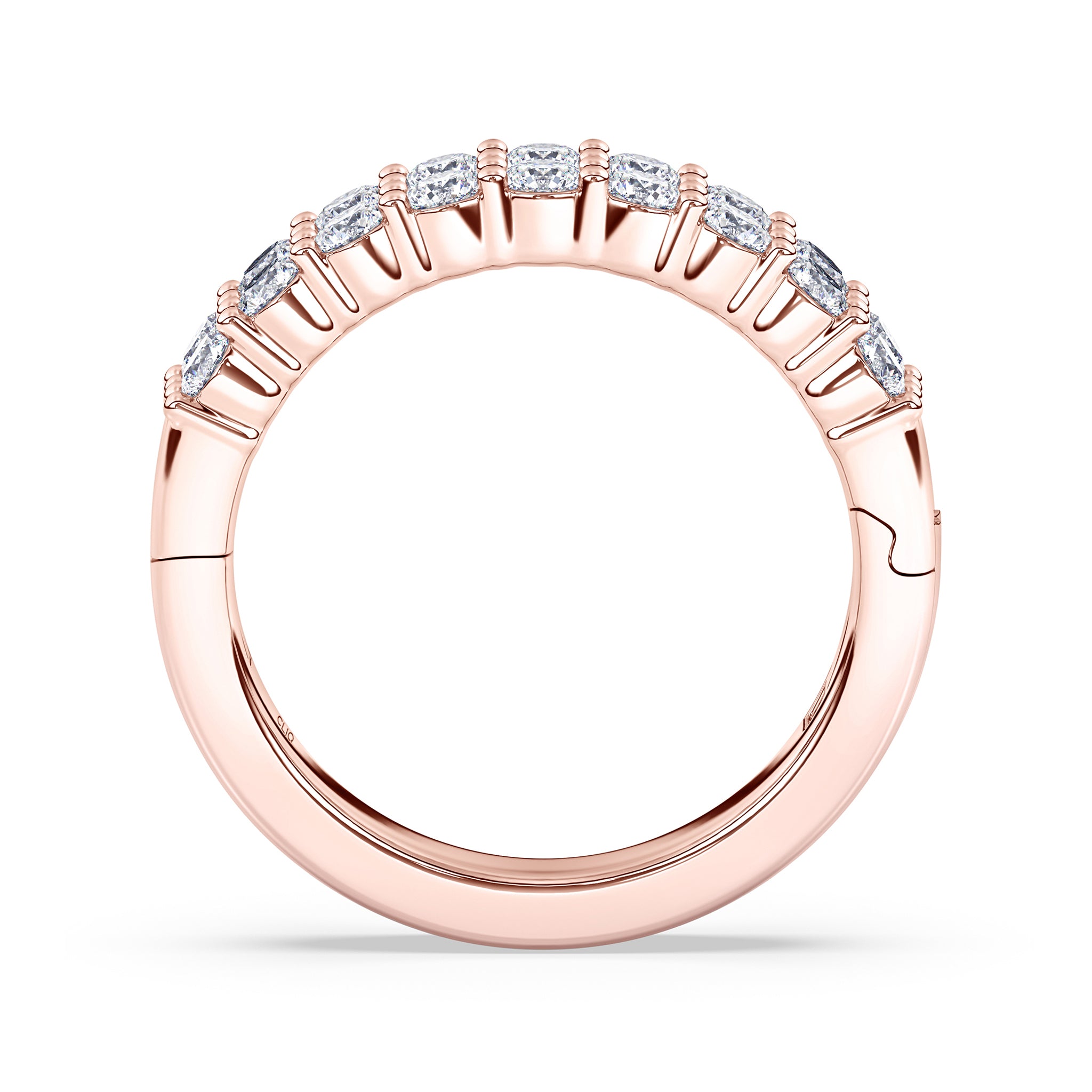 Essex Double Row Diamond Band