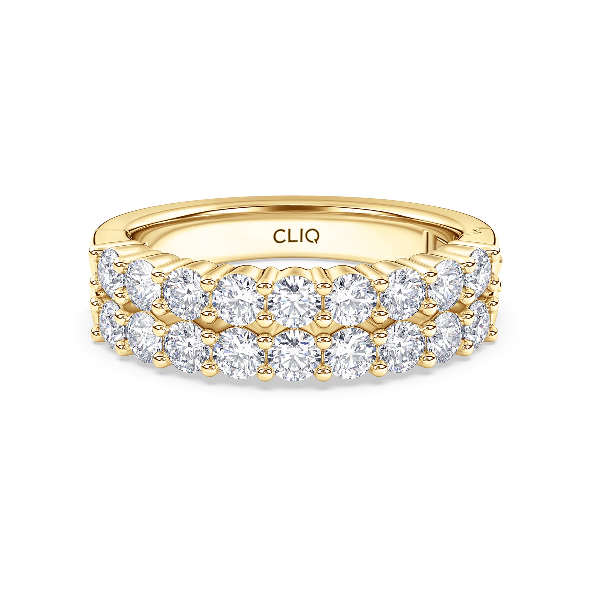 Essex Double Row Diamond Band