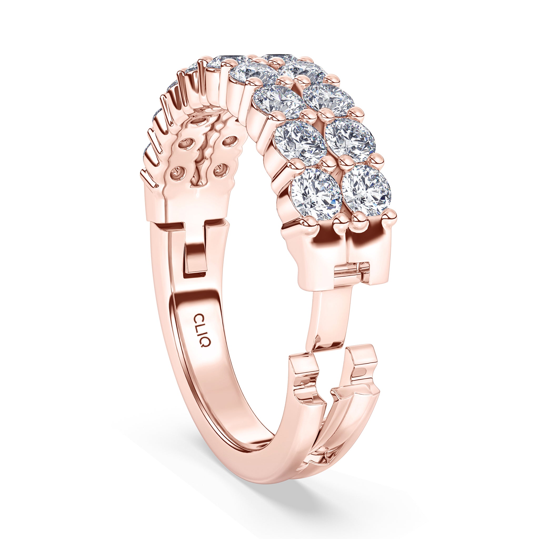 Essex Double Row Diamond Band
