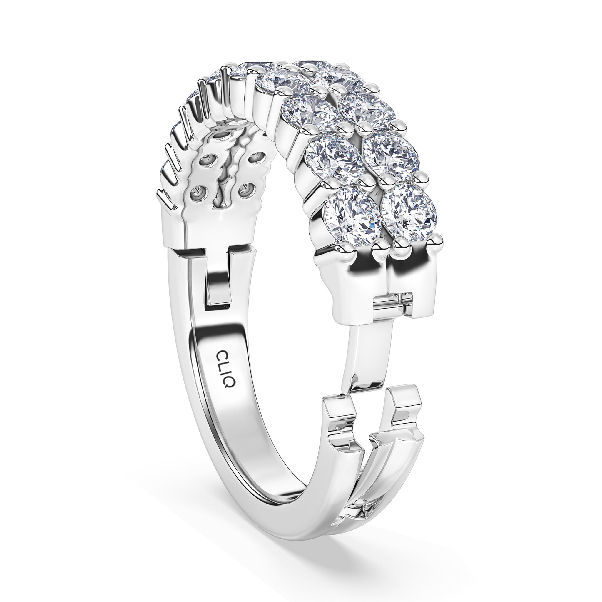 Essex Double Row Diamond Band