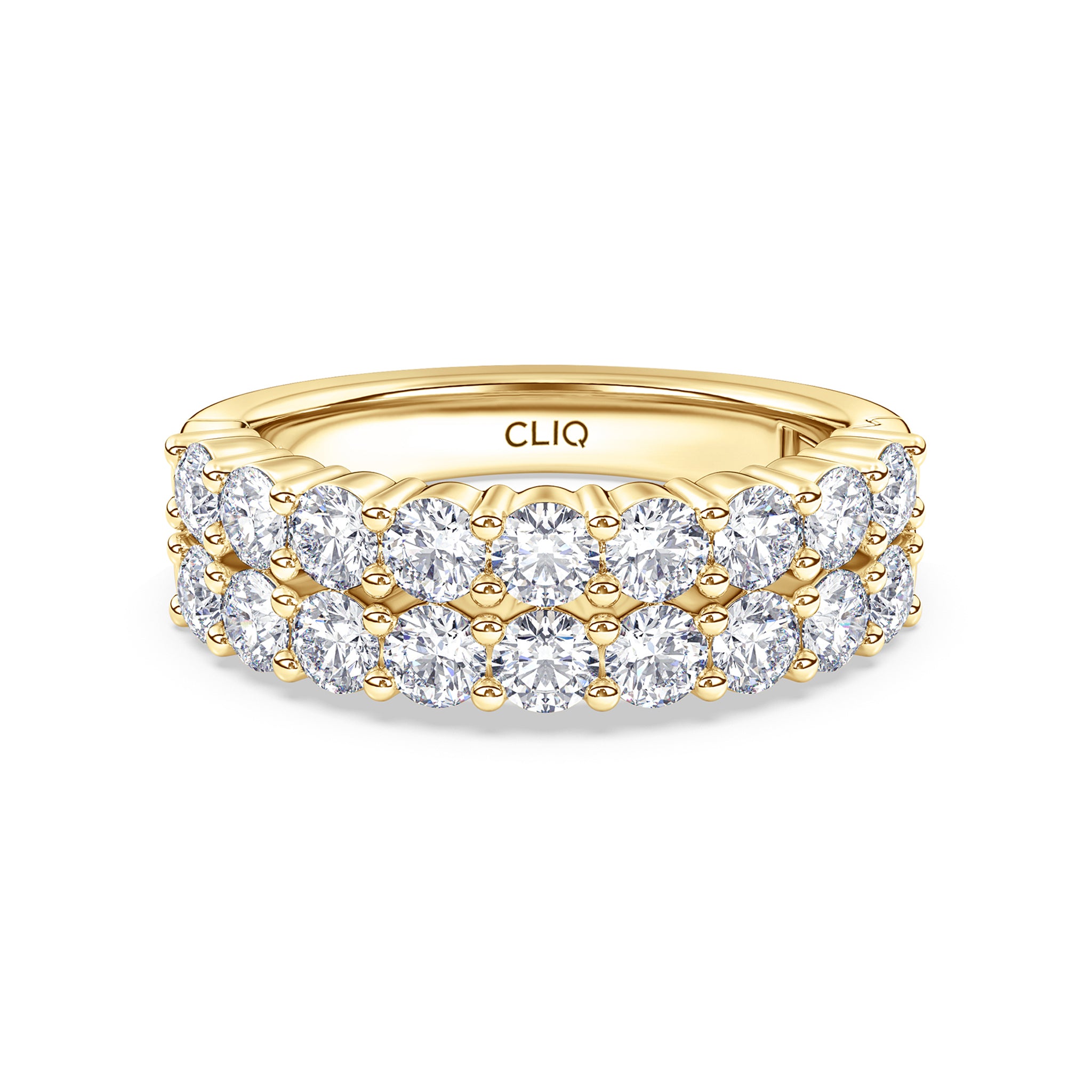 Essex Double Row Diamond Band