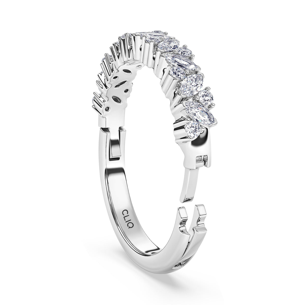Zoe Mixed Cut Diamond Band