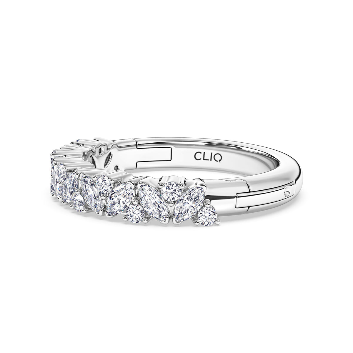 Zoe Mixed Cut Diamond Band
