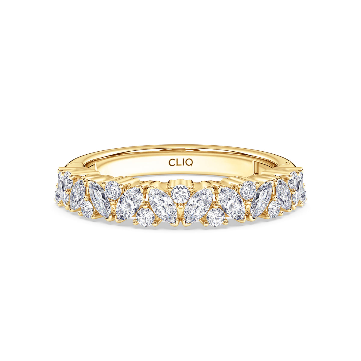 Zoe Mixed Cut Diamond Band