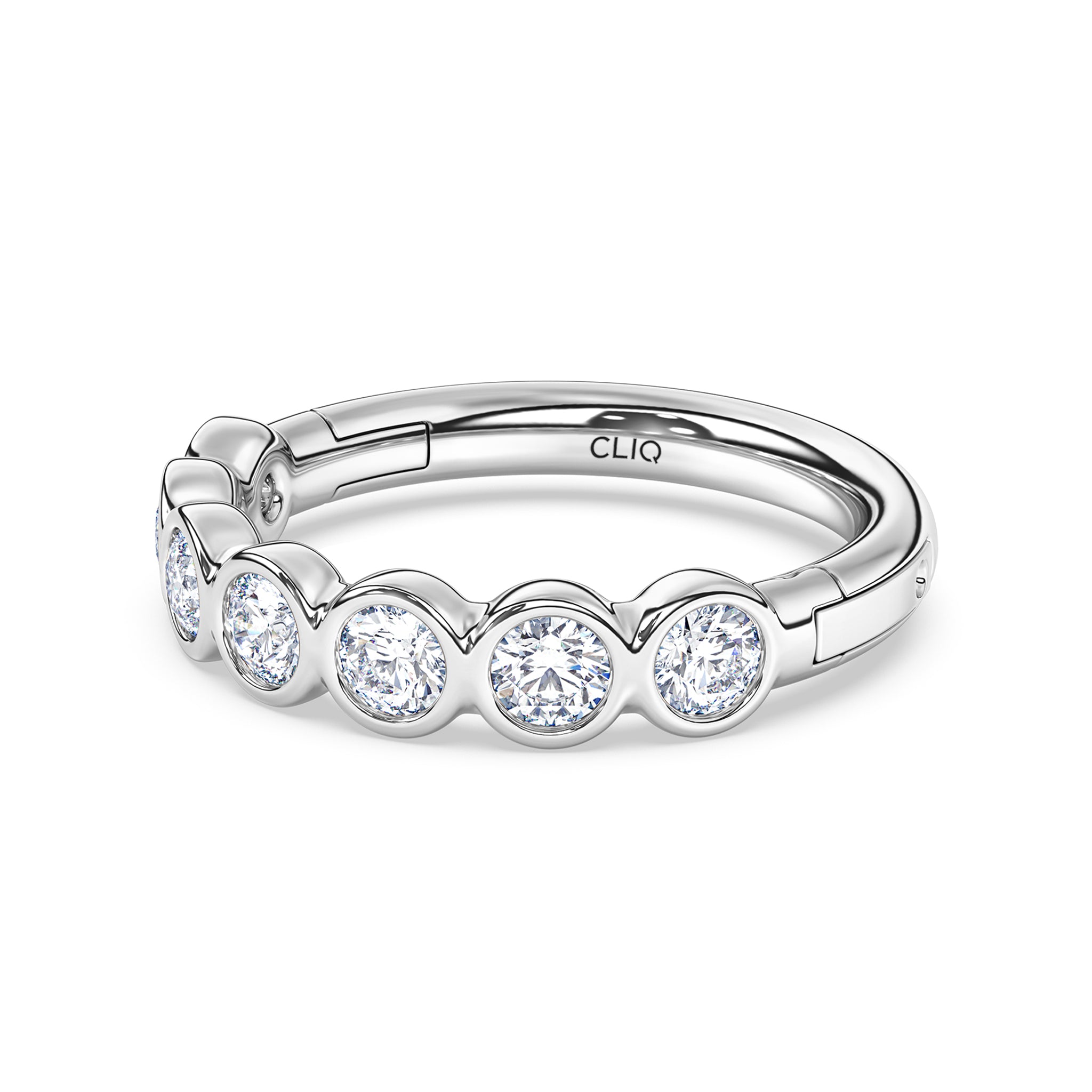 Harper 7-Stone Bezel Set Diamond Band