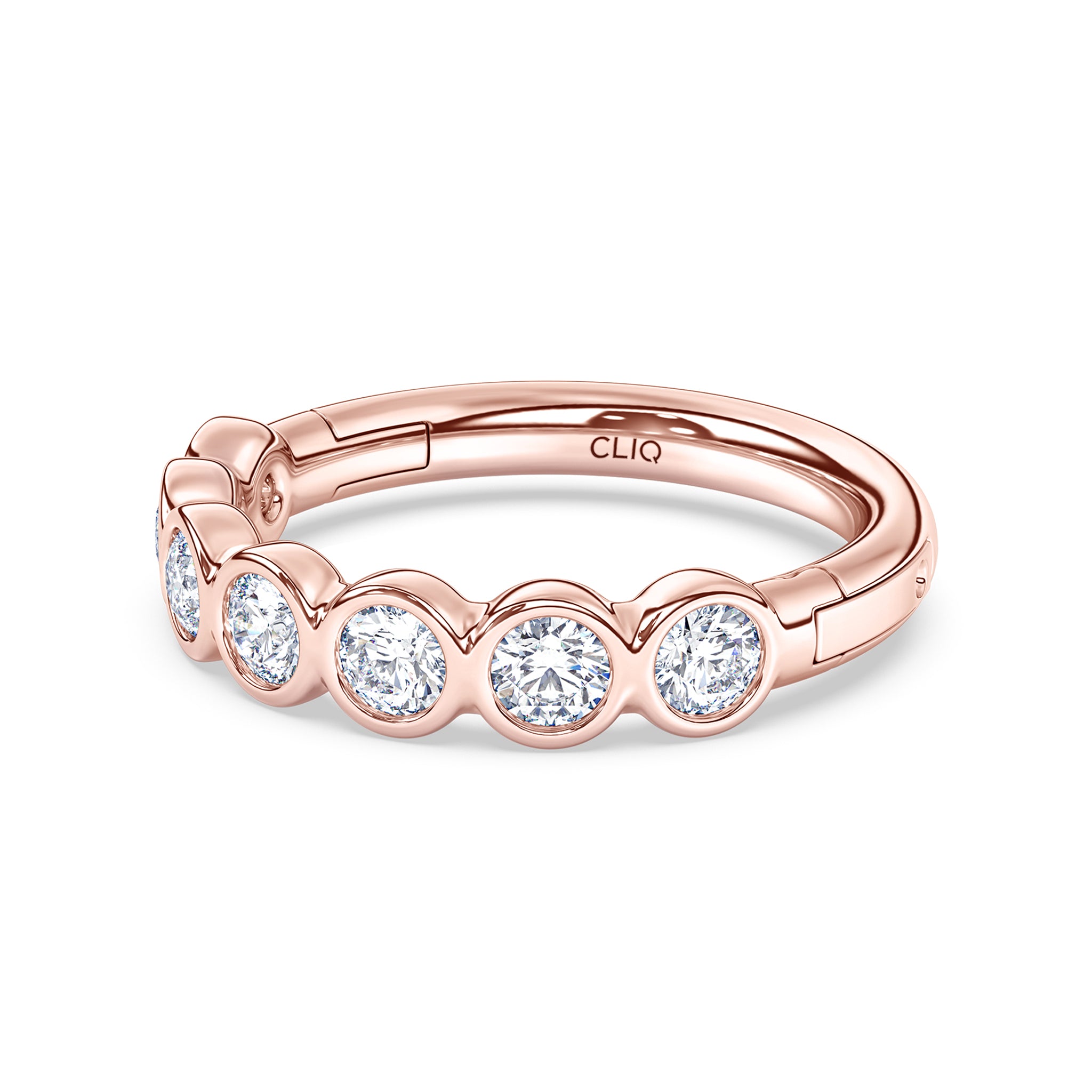 Harper 7-Stone Bezel Set Diamond Band