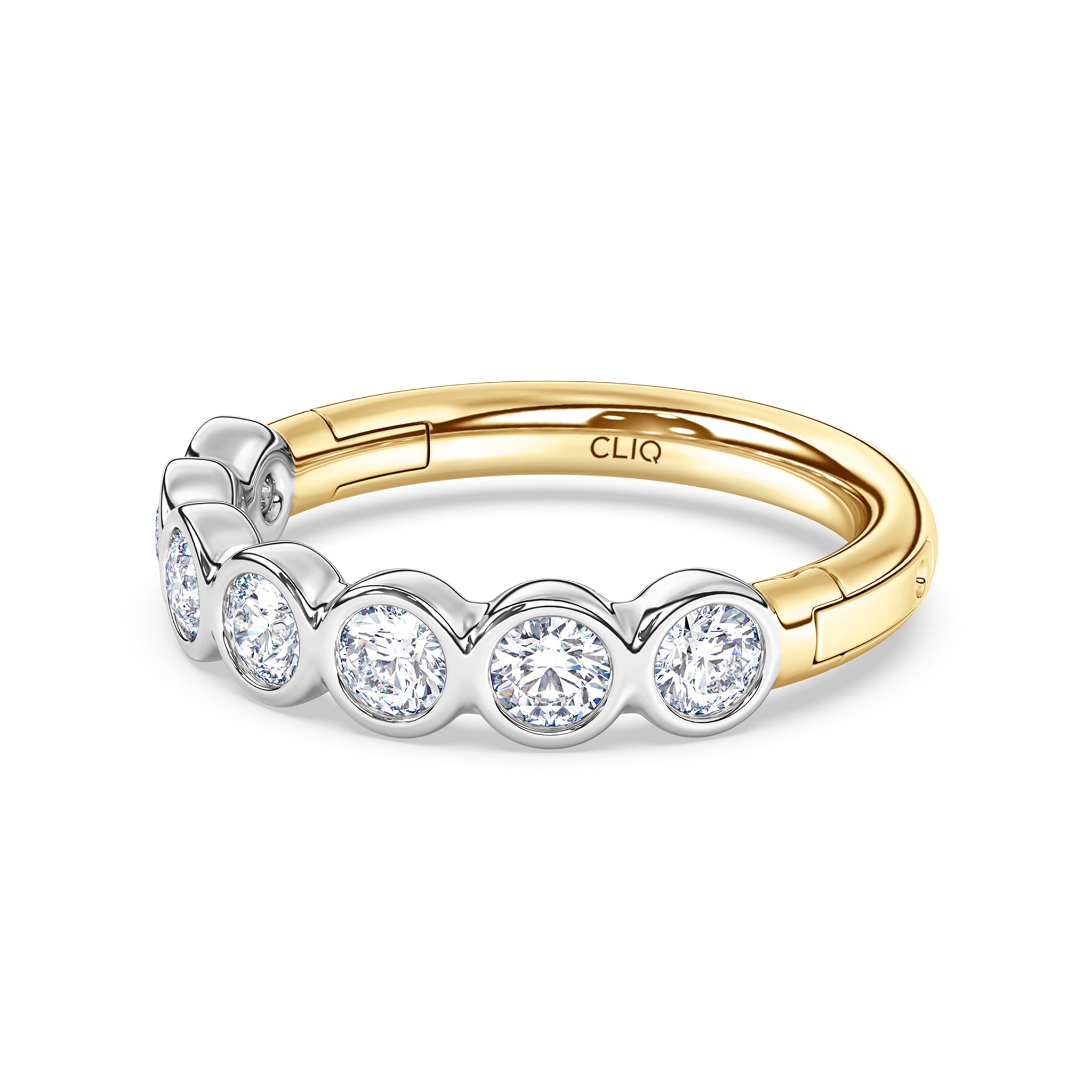 Harper 7-Stone Bezel Set Diamond Band