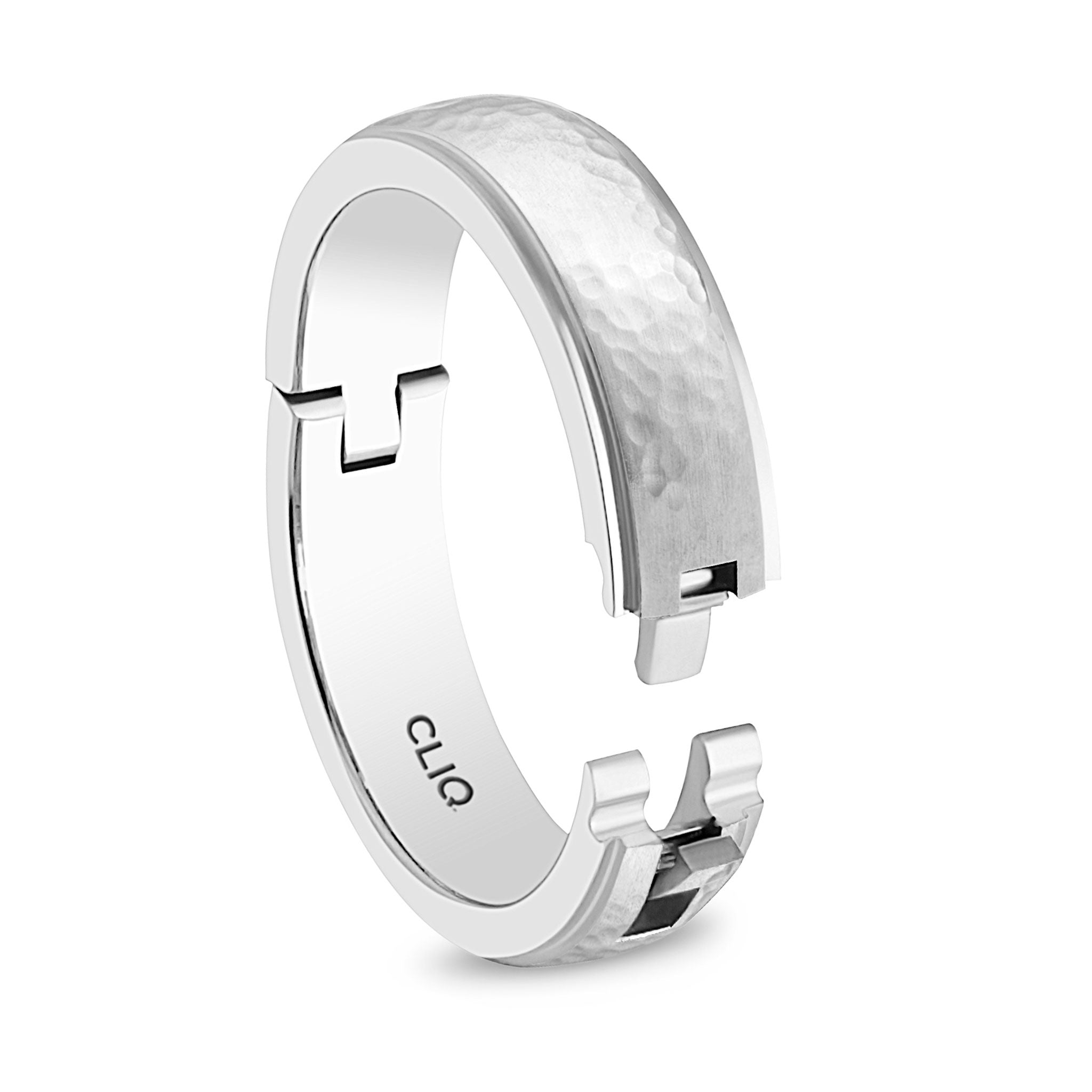 BriteStep Band with Hammered Finish Center, 6mm