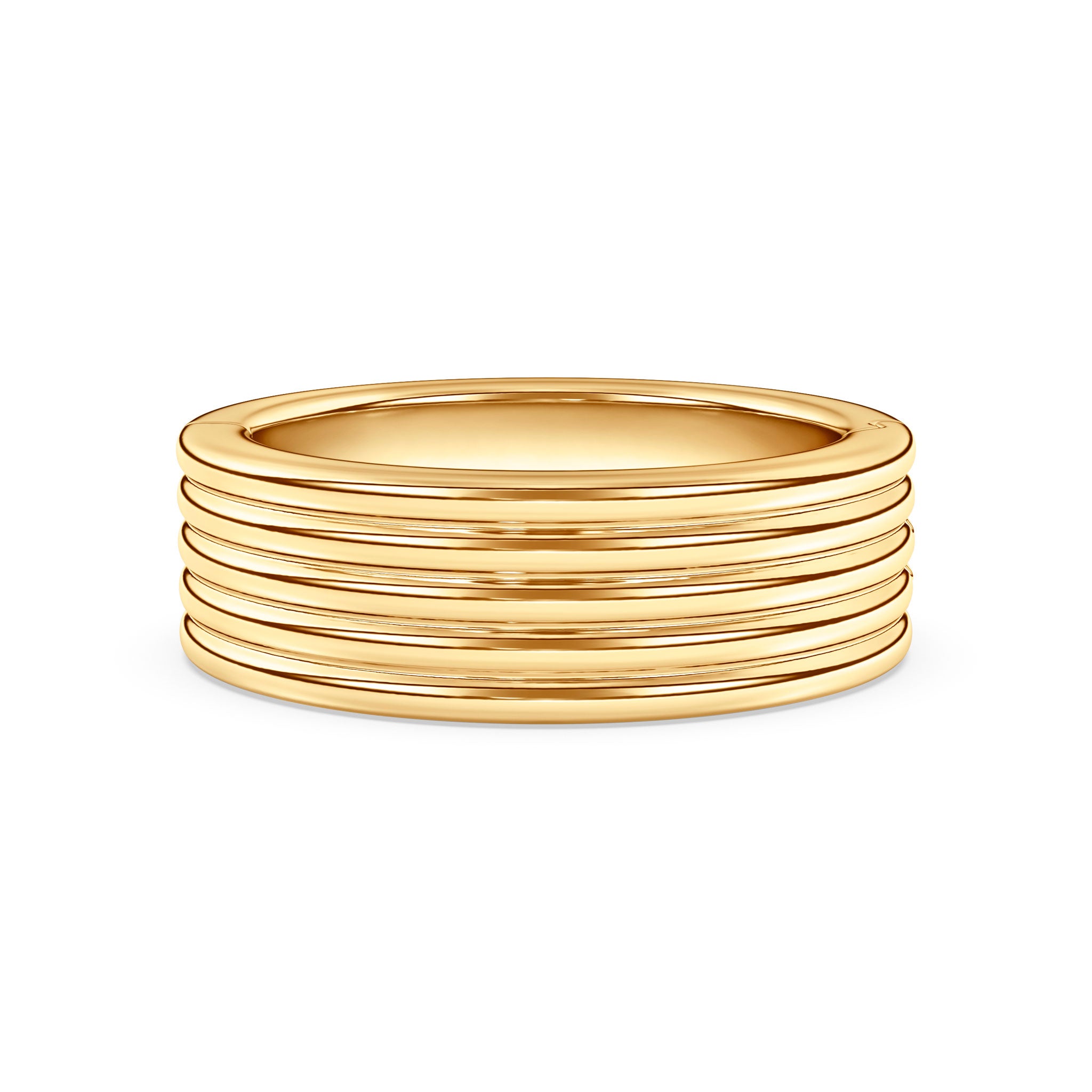 Kenzie Engraved Line Band, 6.5mm