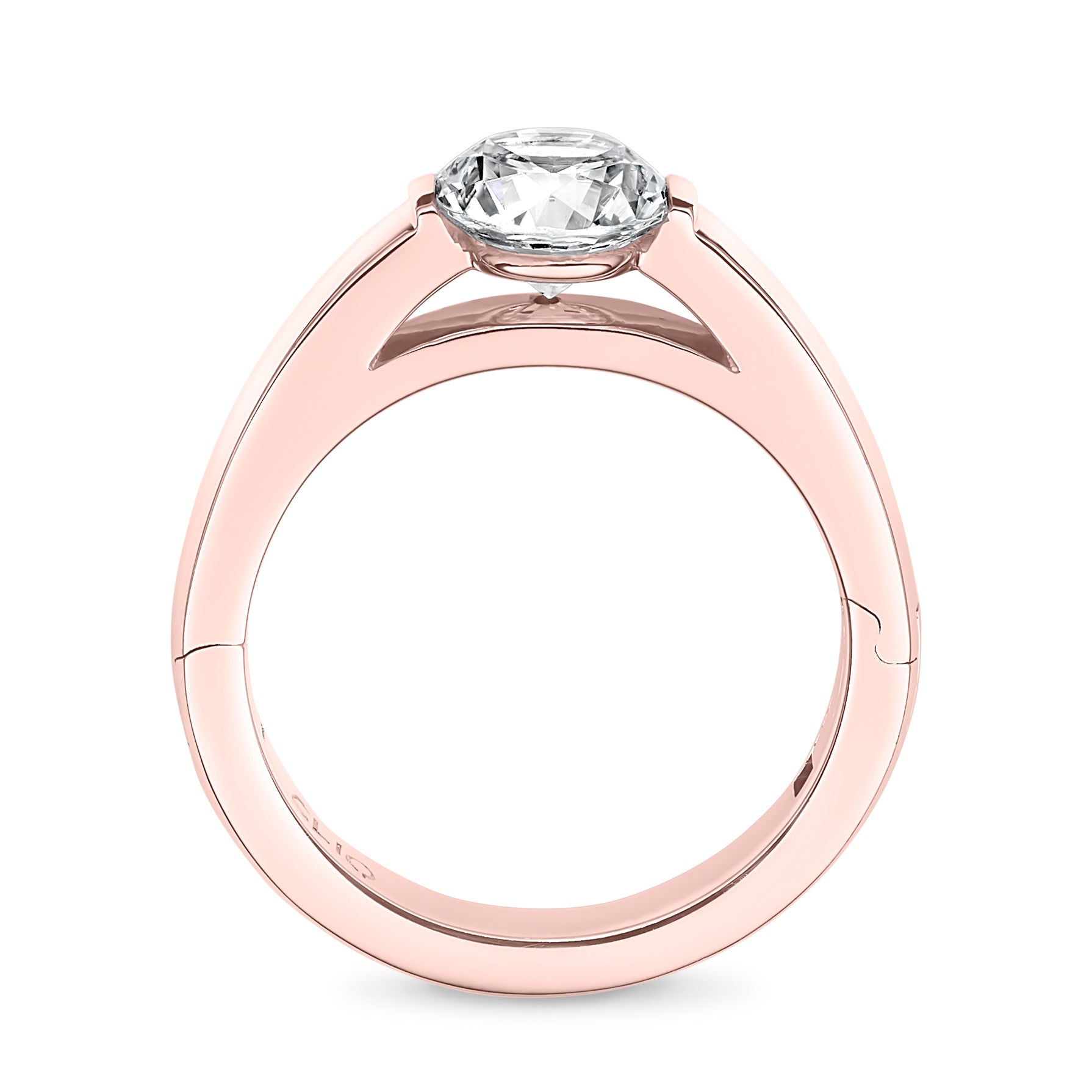Highlight Solitaire Engagement Ring