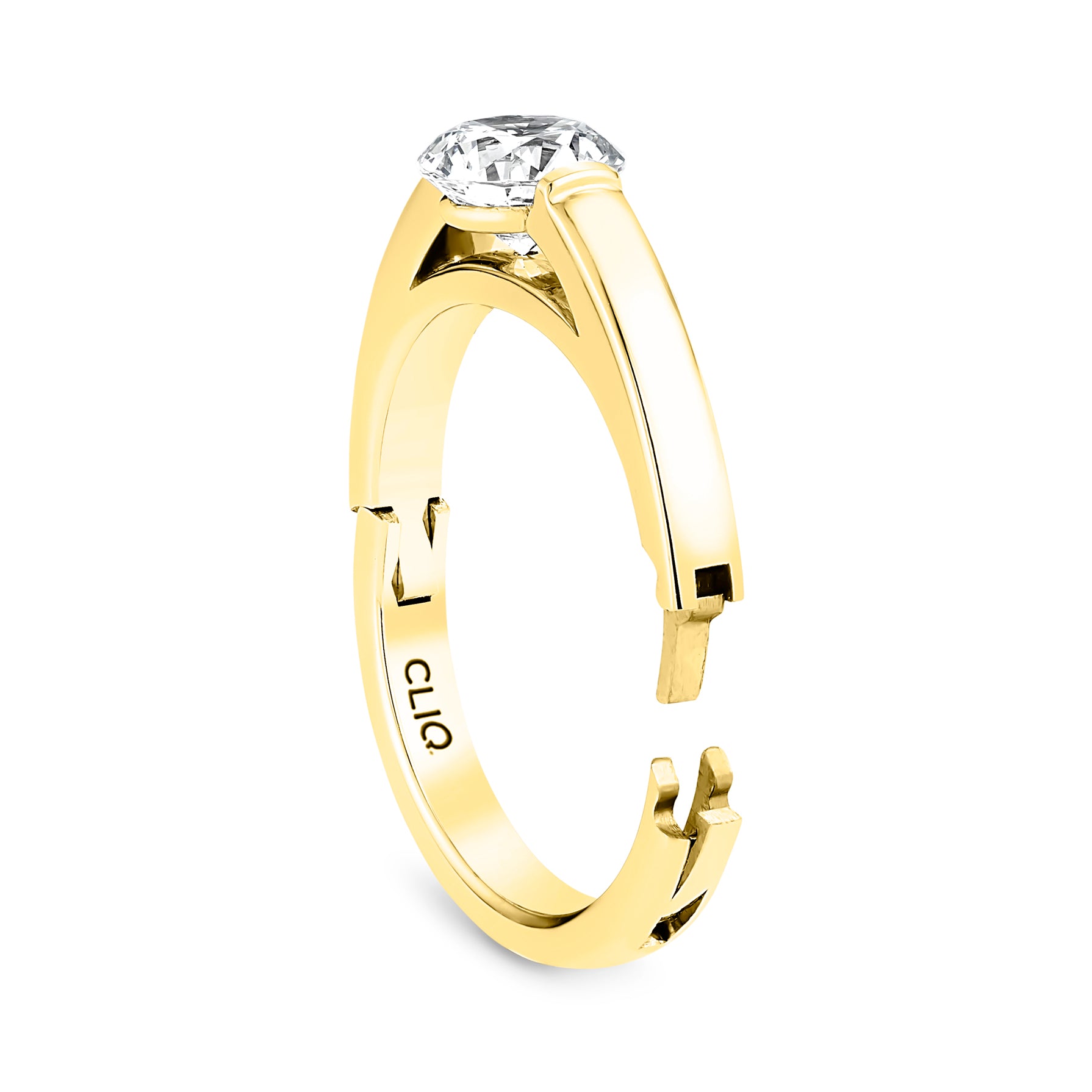 Highlight Solitaire Engagement Ring