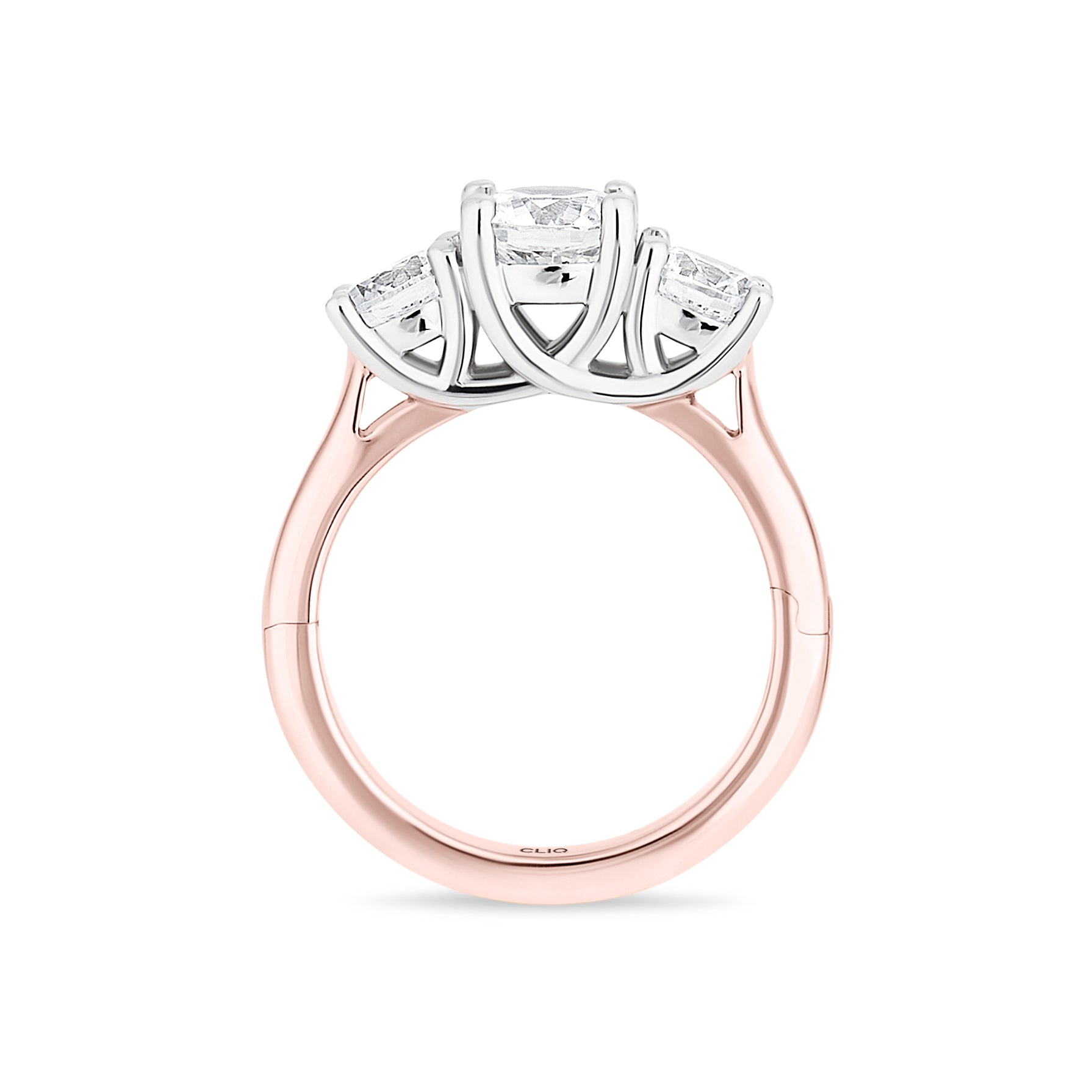 Trellis Three Stone Ring