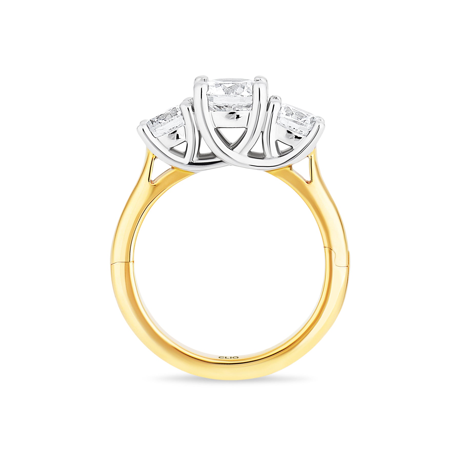 Trellis Three Stone Ring