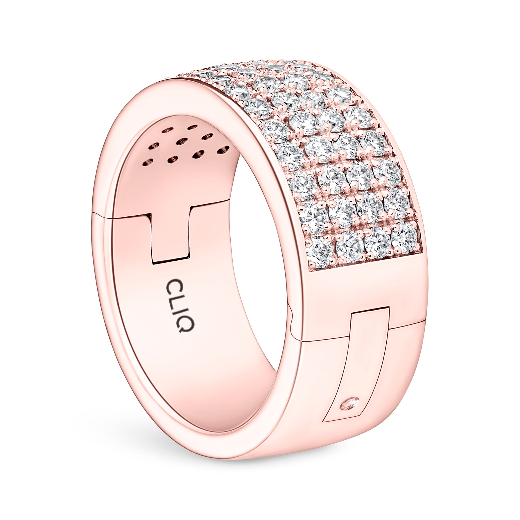 Fifth Ave. Four Row Diamond Band