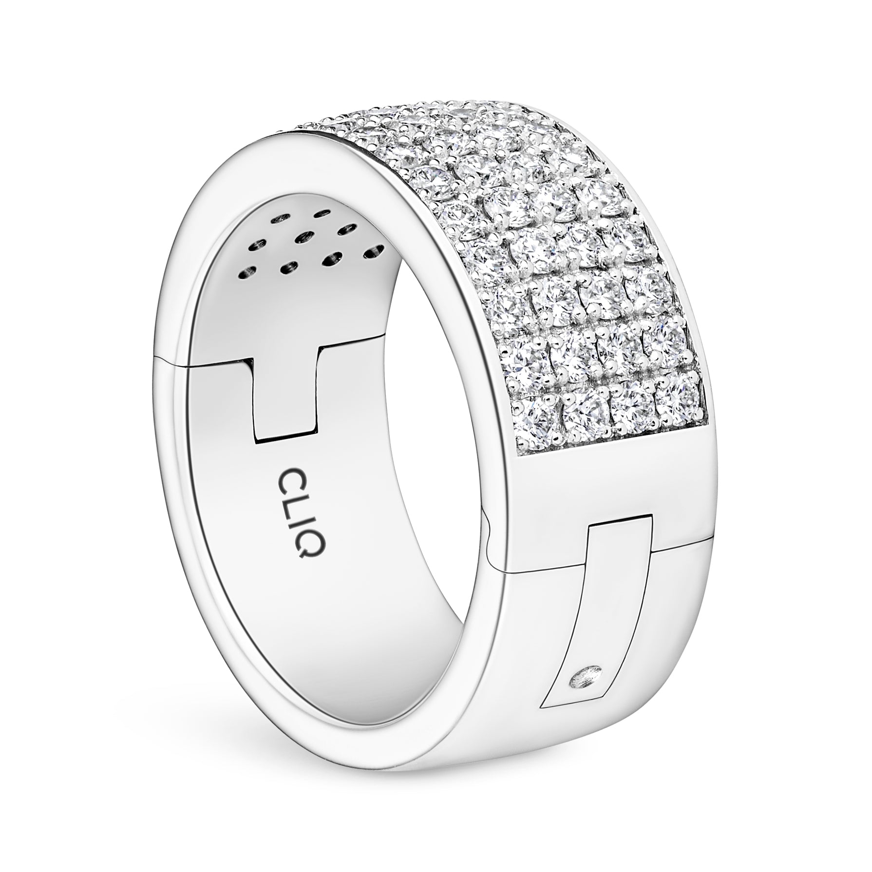 Fifth Ave. Four Row Diamond Band