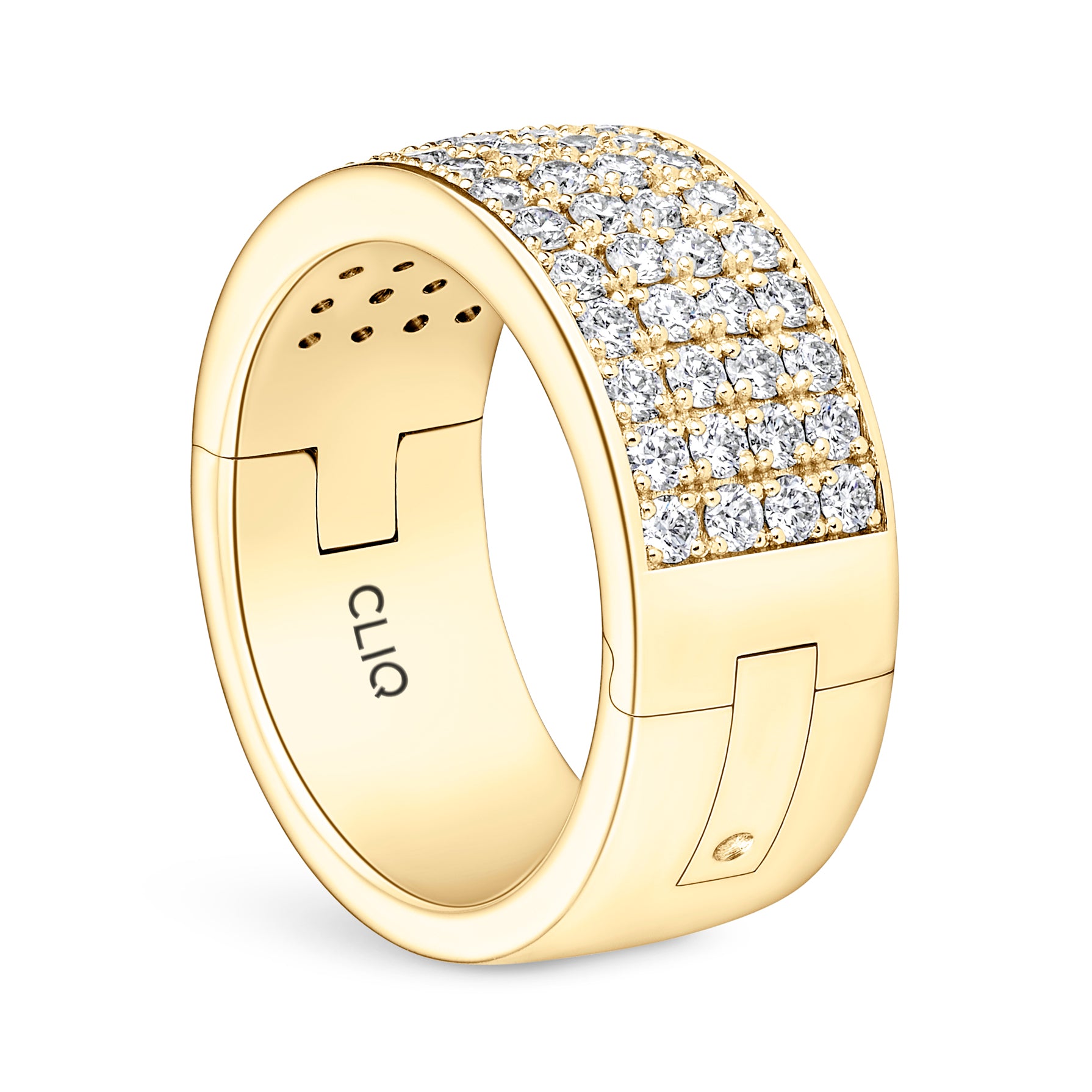 Fifth Ave. Four Row Diamond Band