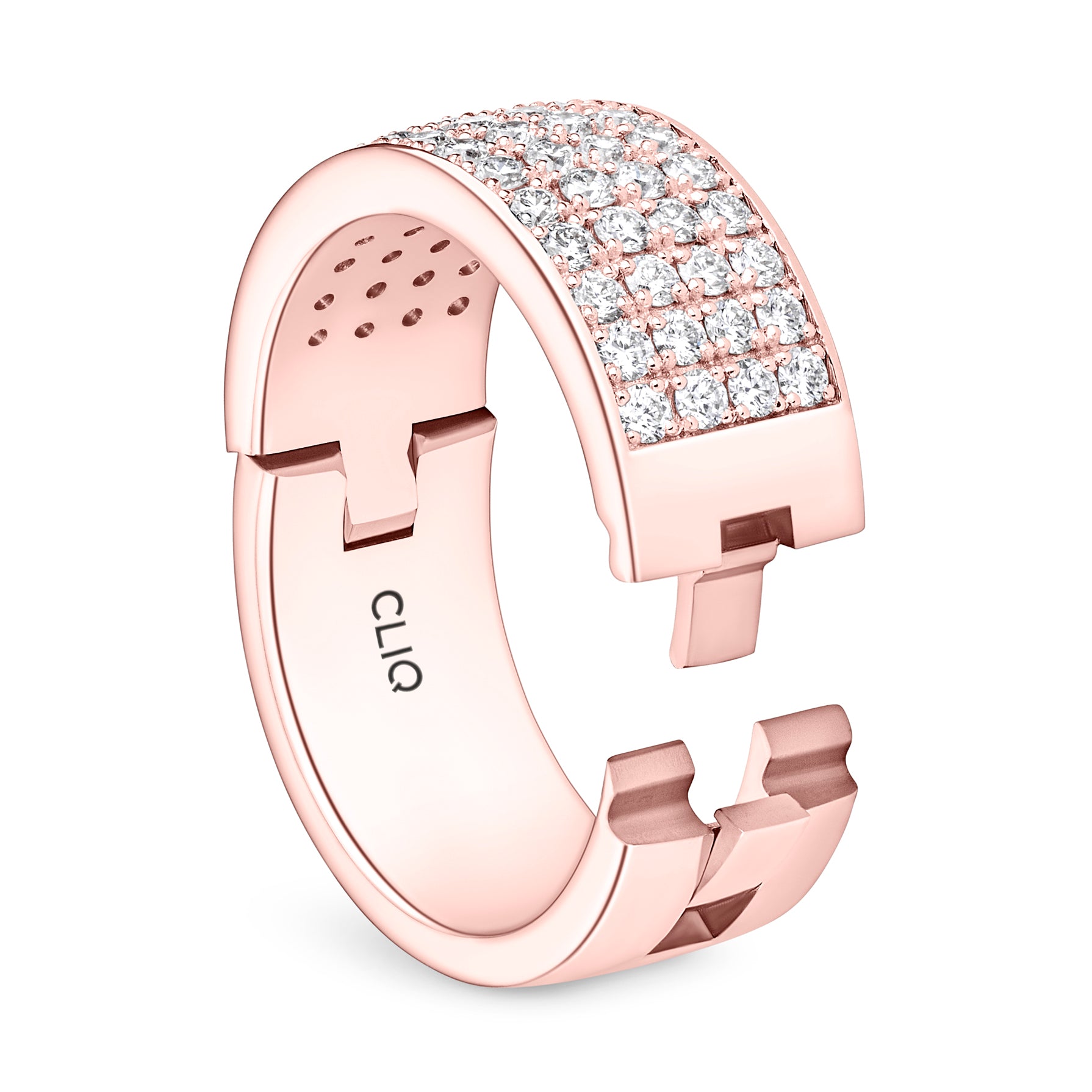 Fifth Ave. Four Row Diamond Band