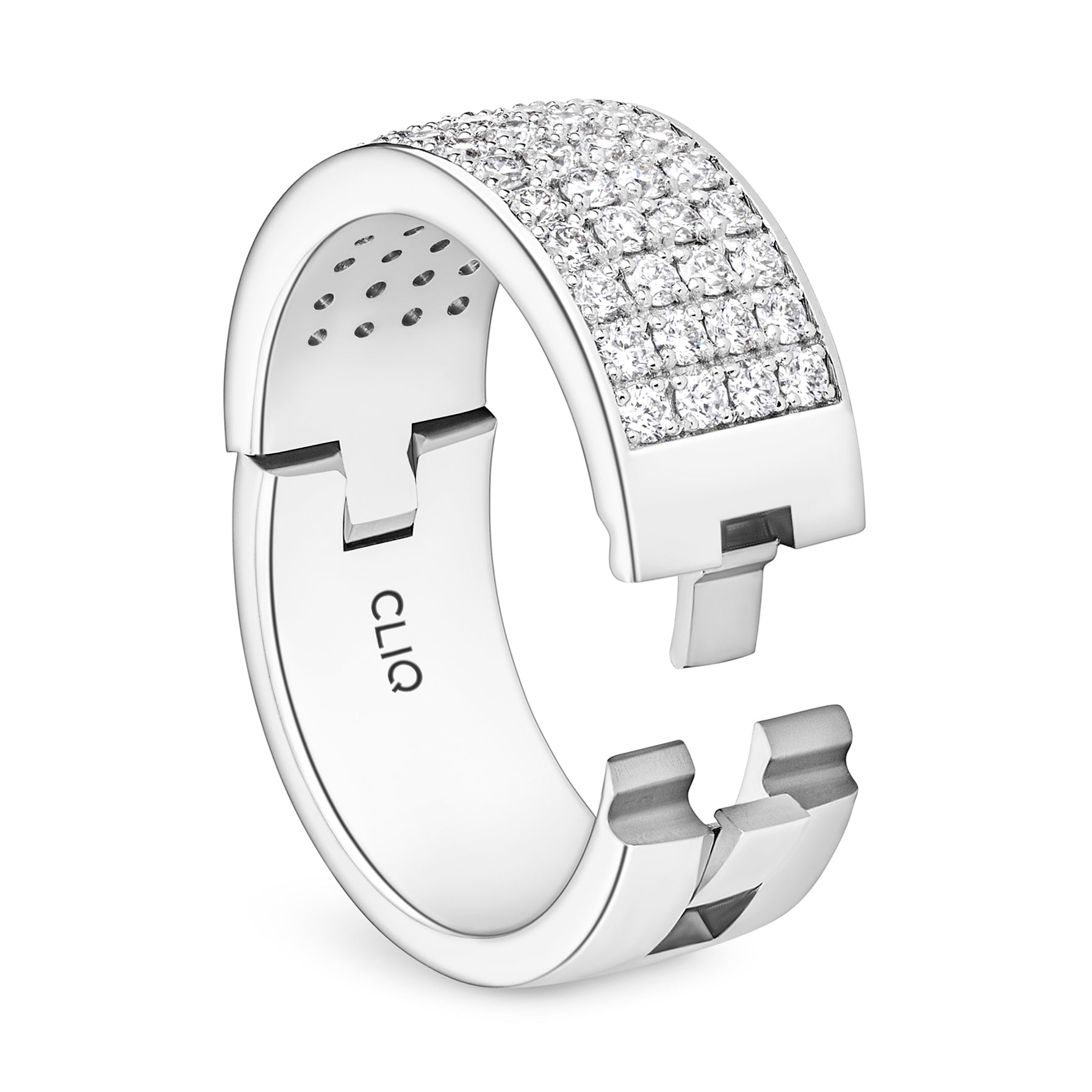 Fifth Ave. Four Row Diamond Band