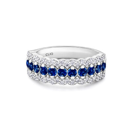 Accent Color Rings Rings with Colored Gemstones