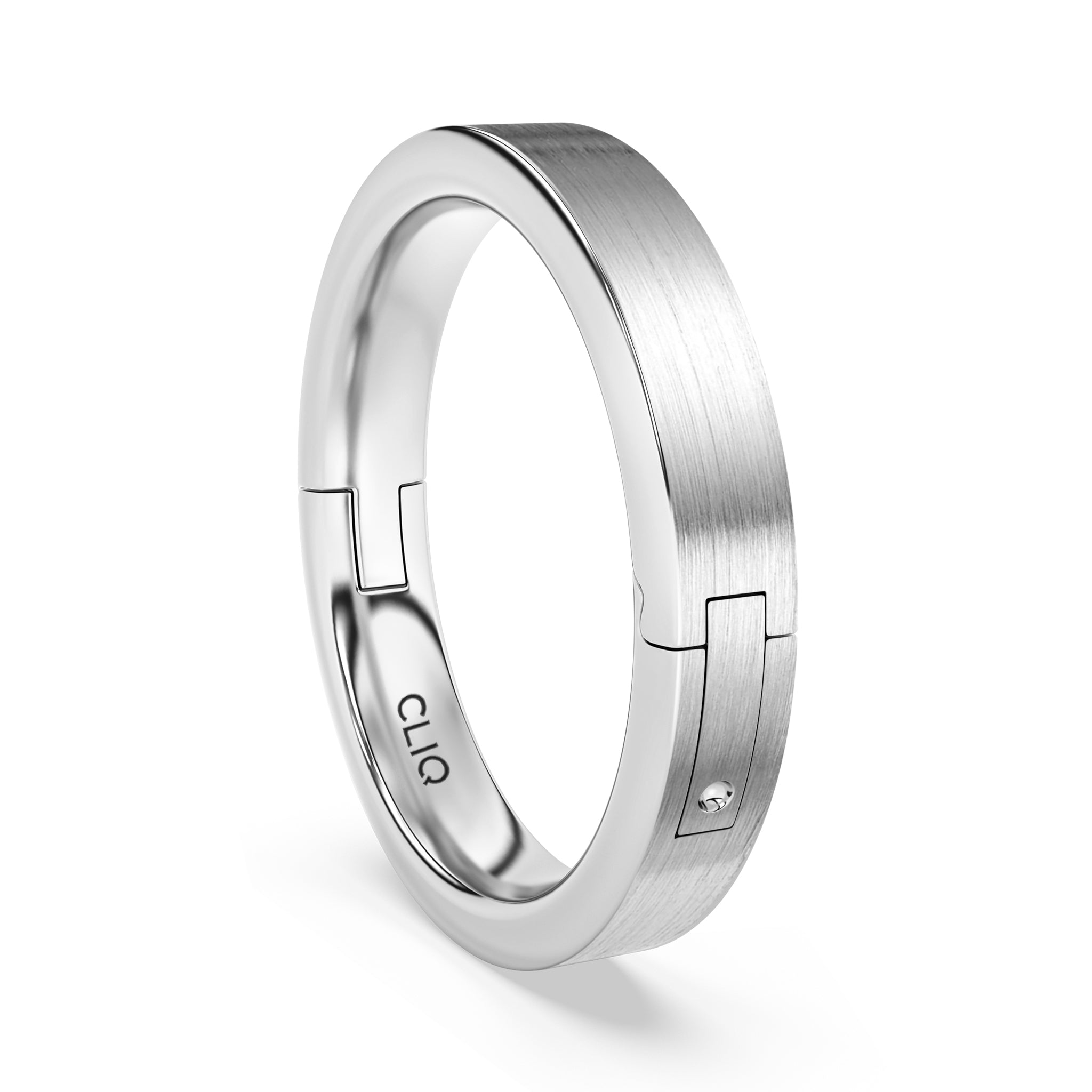 Flat Comfort Fit Band with Matte Finish, 4mm