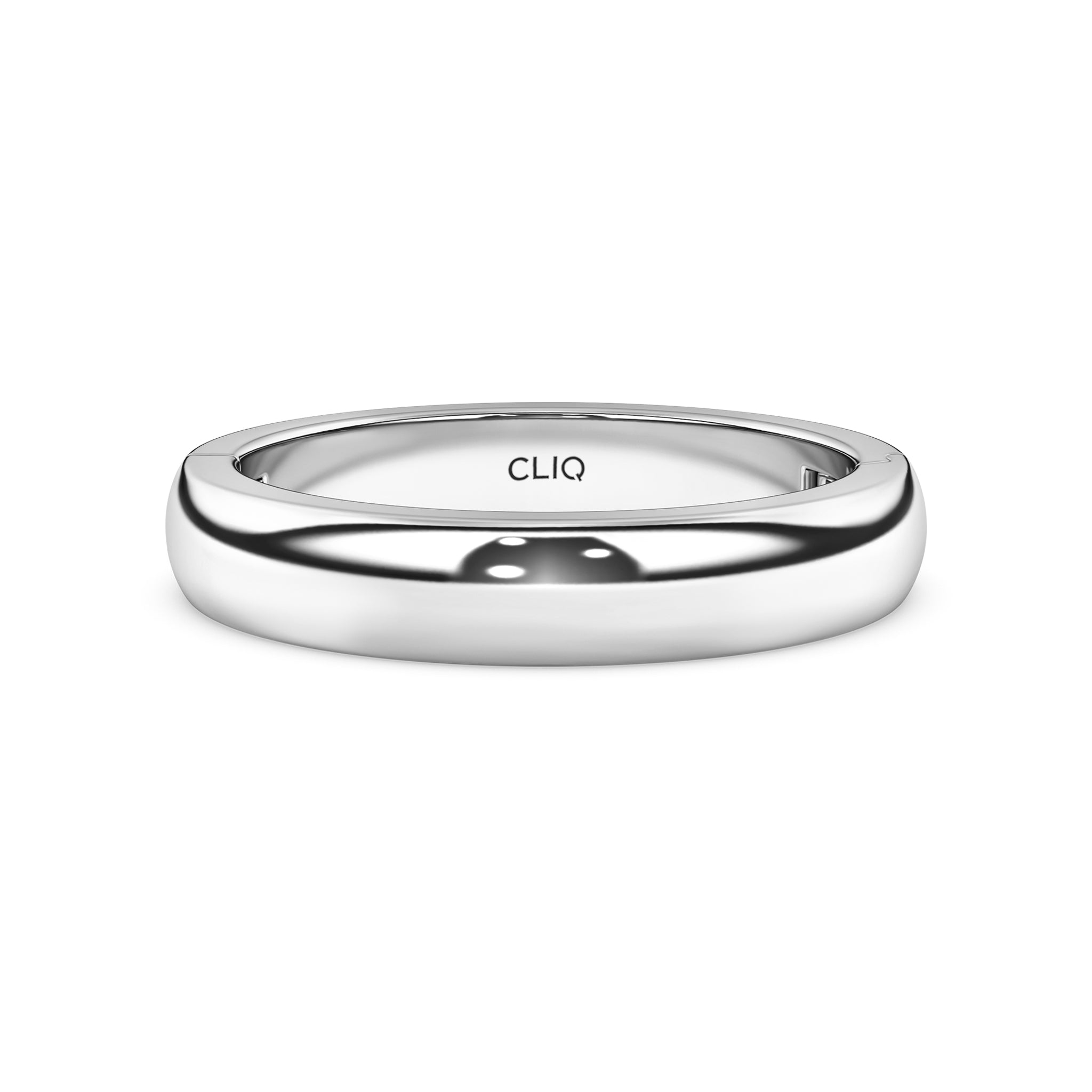 Classic Polished Gold Toe Ring, 4mm