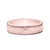 Classic Rounded Band with Hammered Finish, 6mm