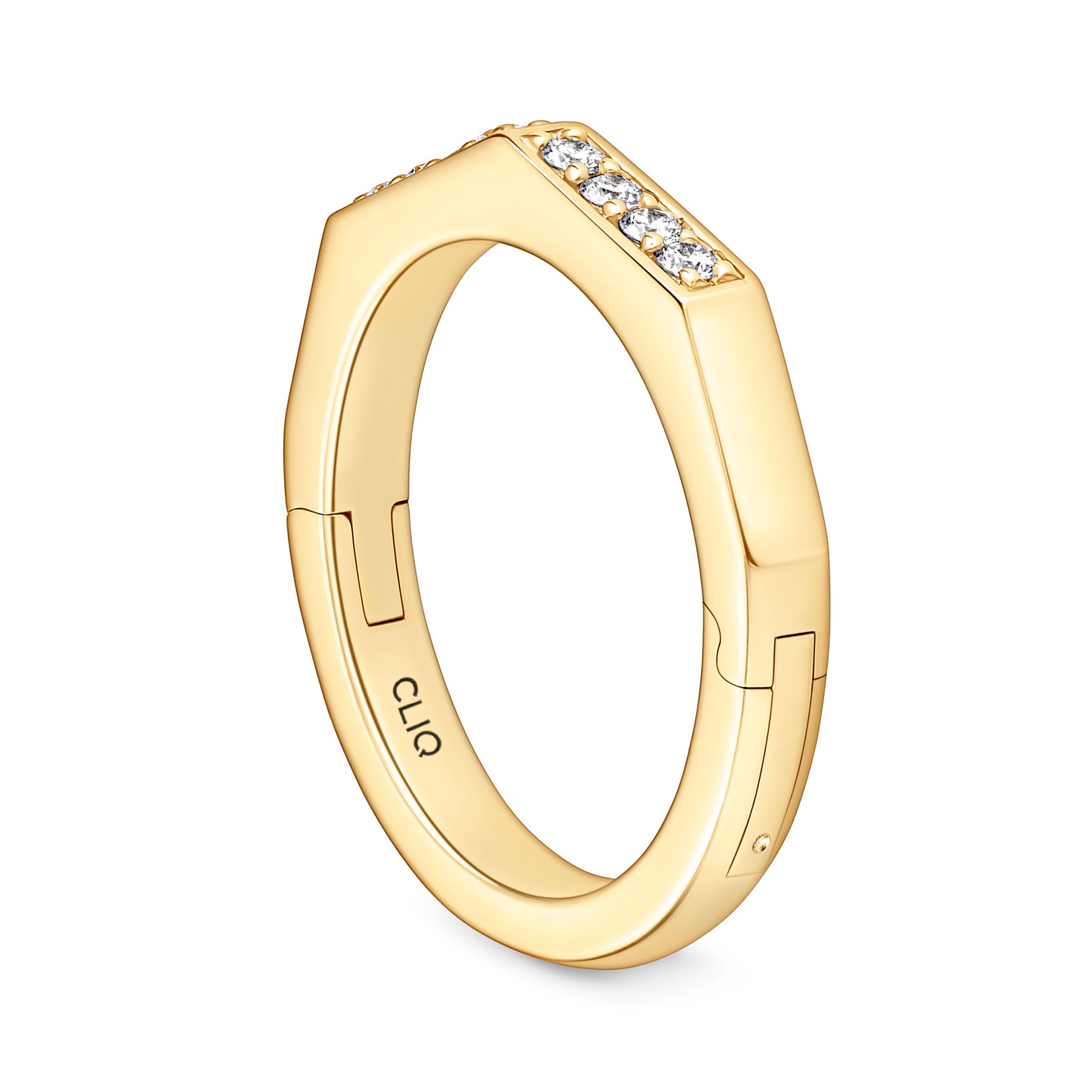 Apex Angled Diamond Band