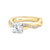 Ridley Solitaire Engagement Ring with Side Stones