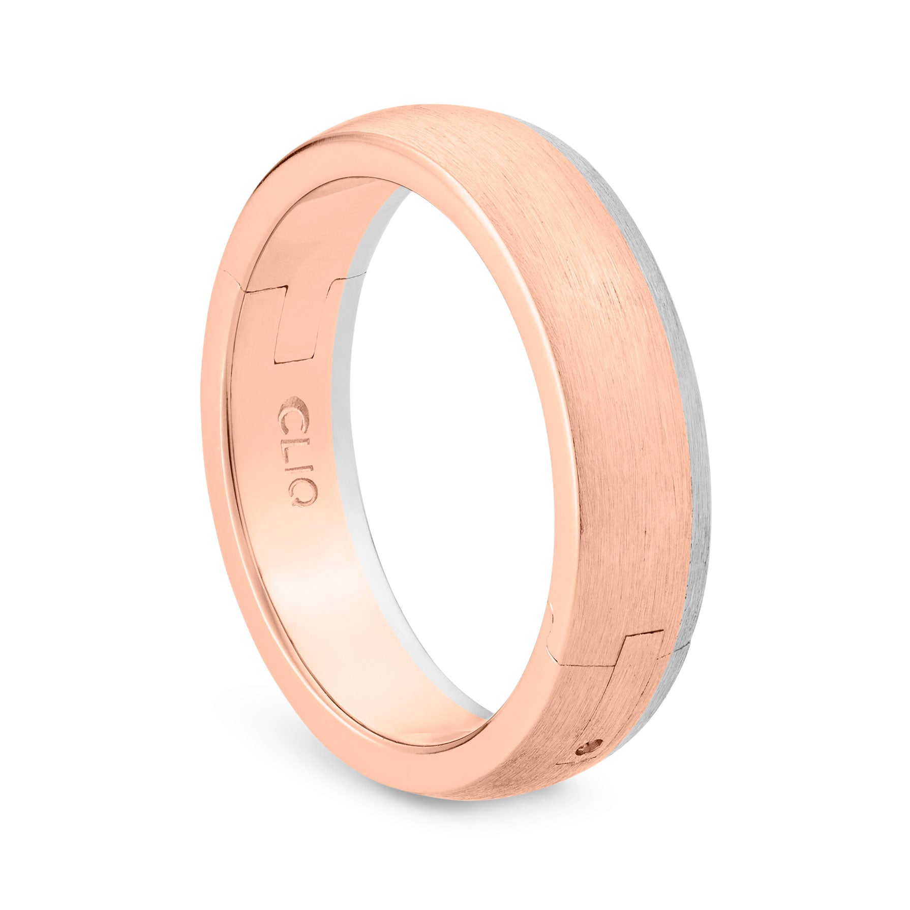 Helmsworth Two-Tone Band with Matte Finish