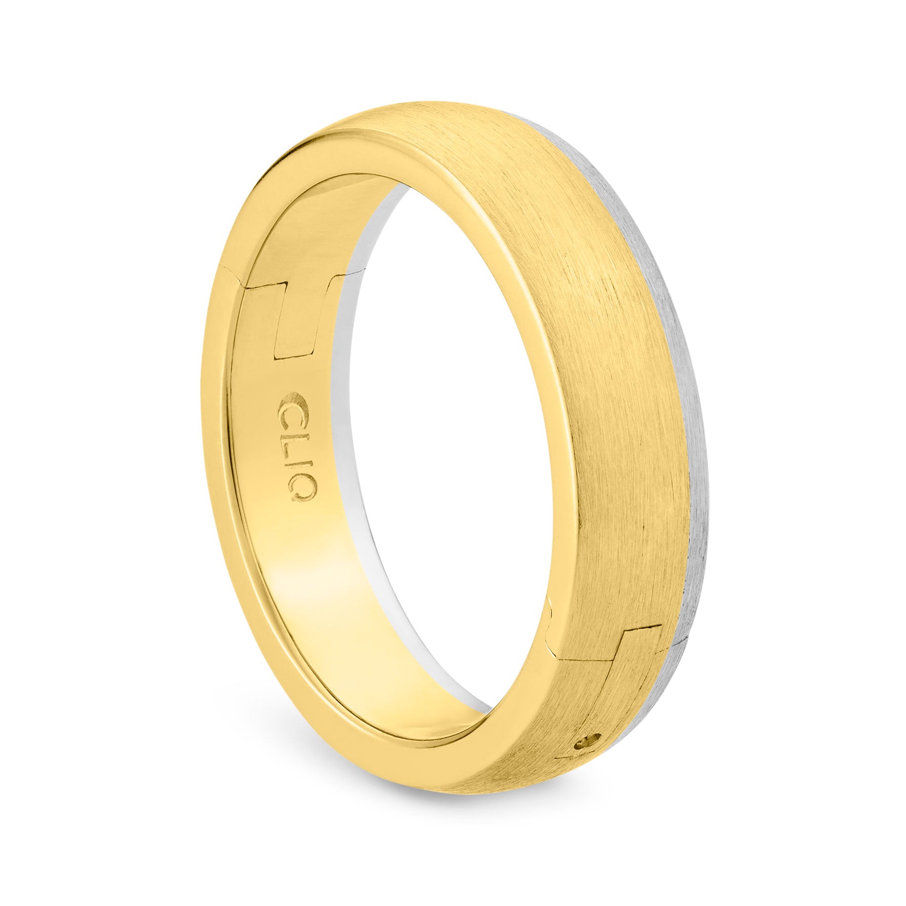 Helmsworth Two-Tone Band with Matte Finish