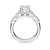 Addison Diamond Engagement Ring with Side Stones