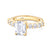 Ainsley Engagement Ring with Side Stones