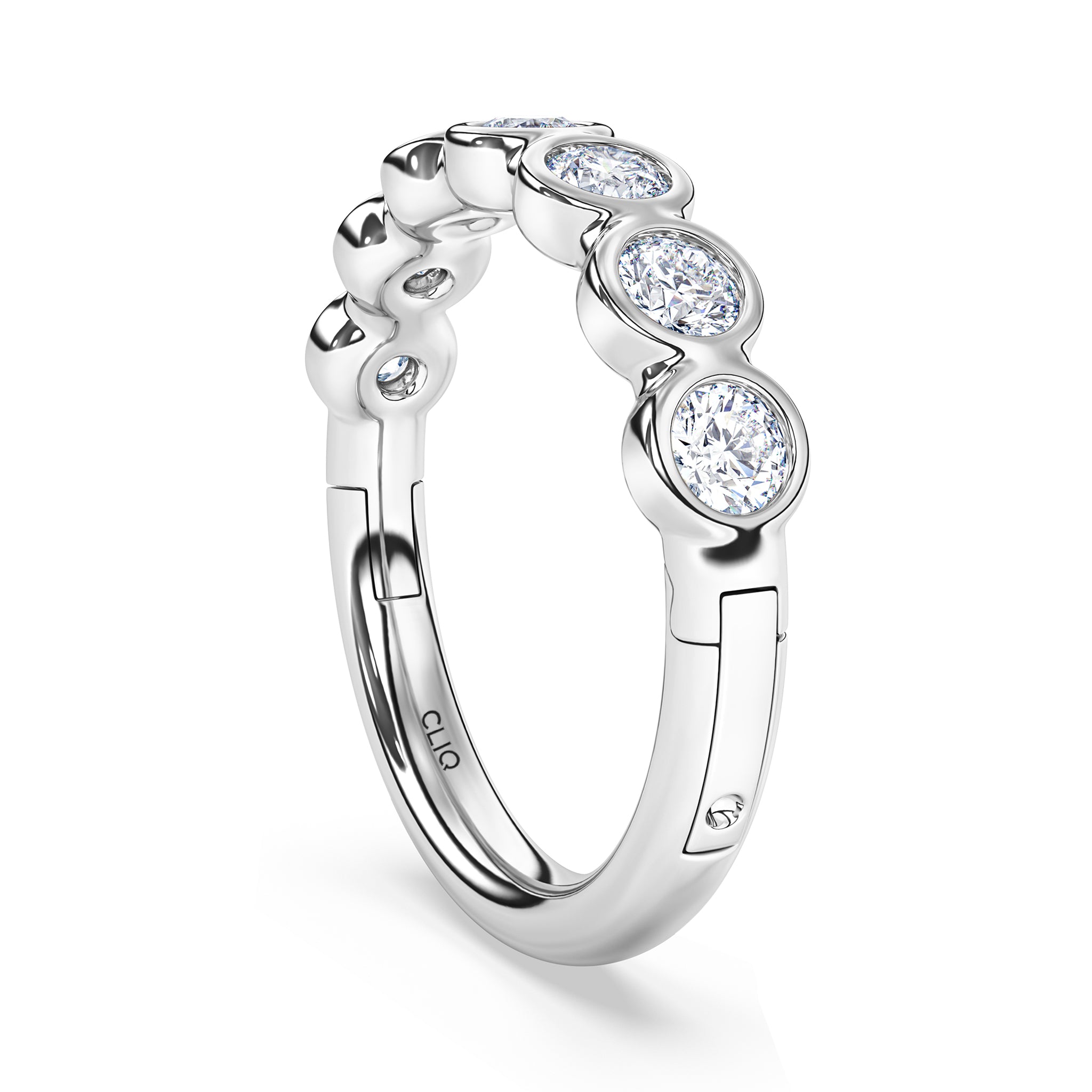 Harper 7-Stone Bezel Set Diamond Band