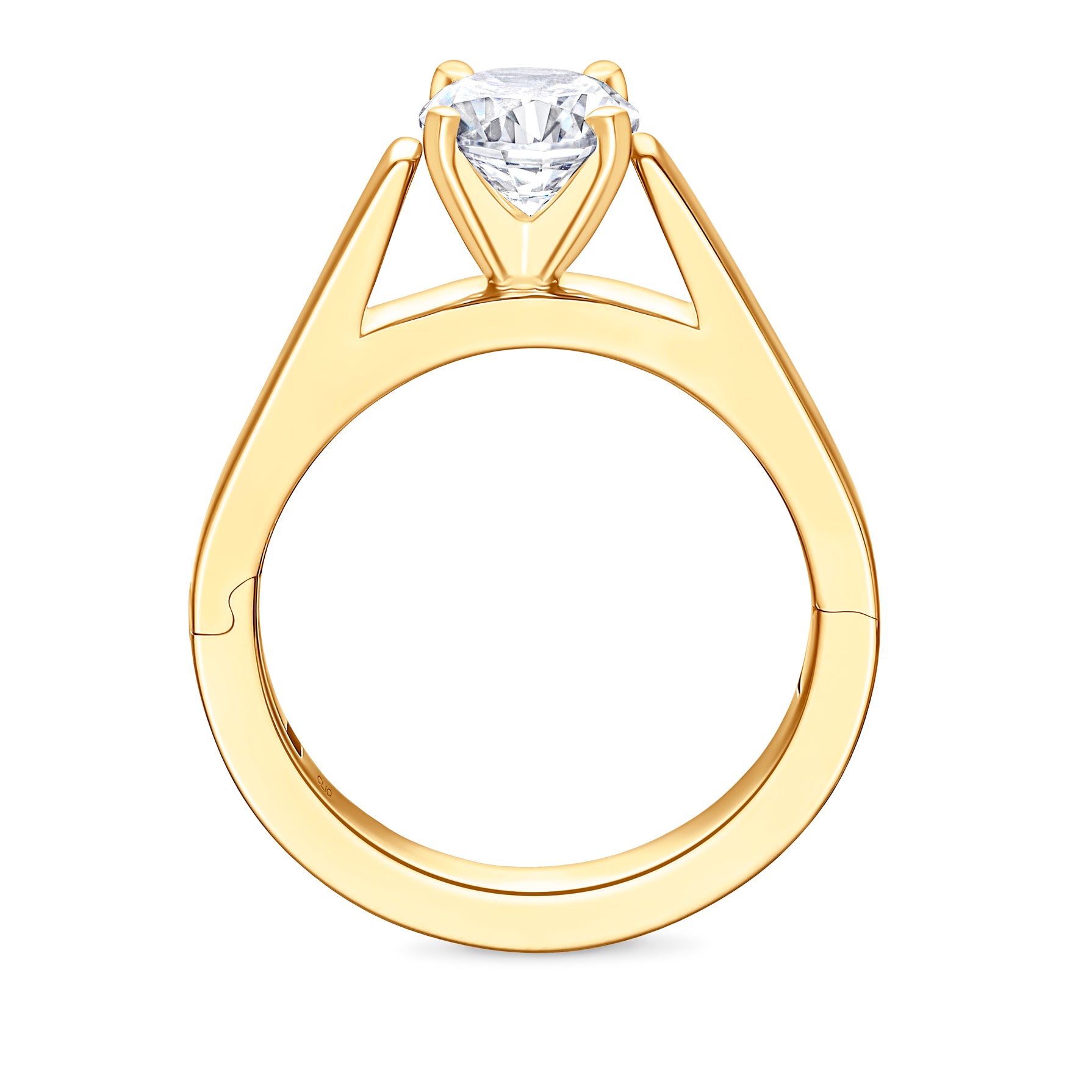 Canterbury Cathedral Solitaire Engagement Ring