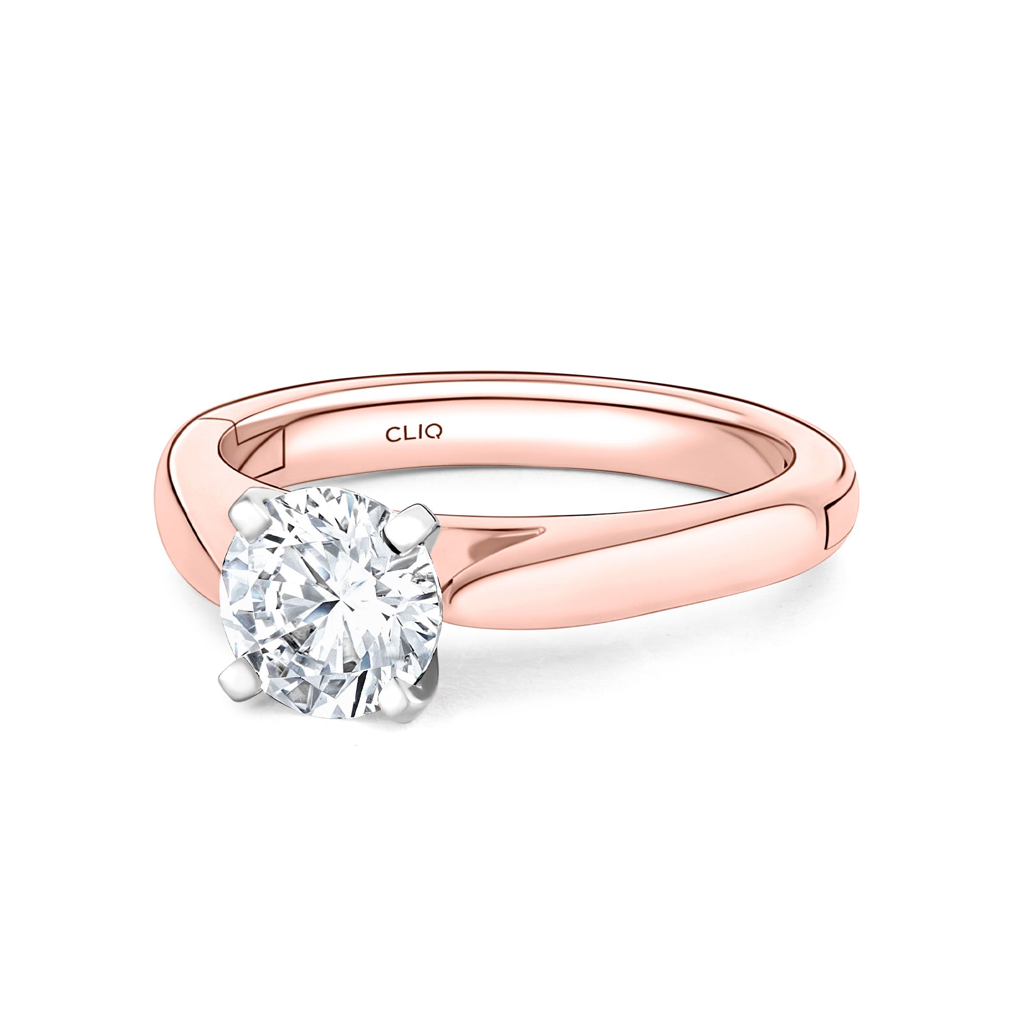 SoftPointe Cathedral Solitaire Engagement Ring