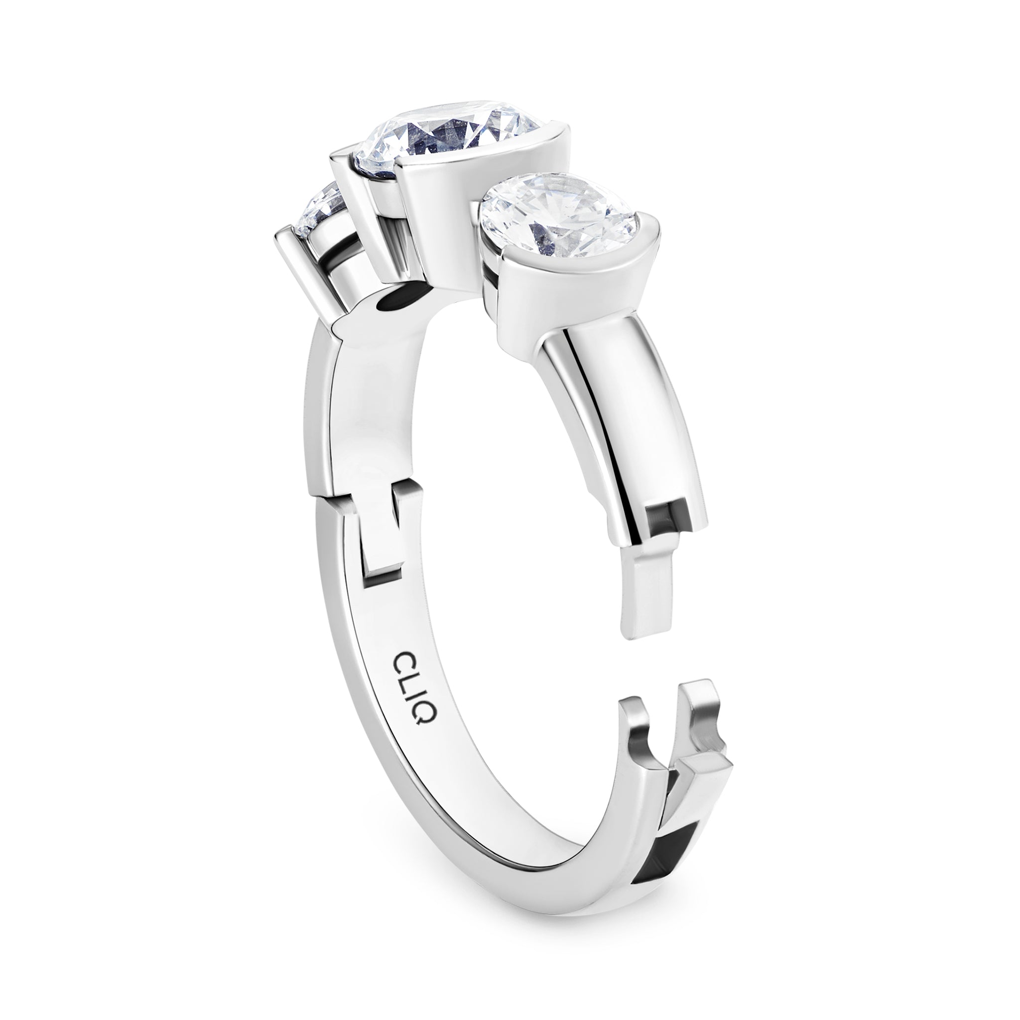 Barcelona Three Stone Ring