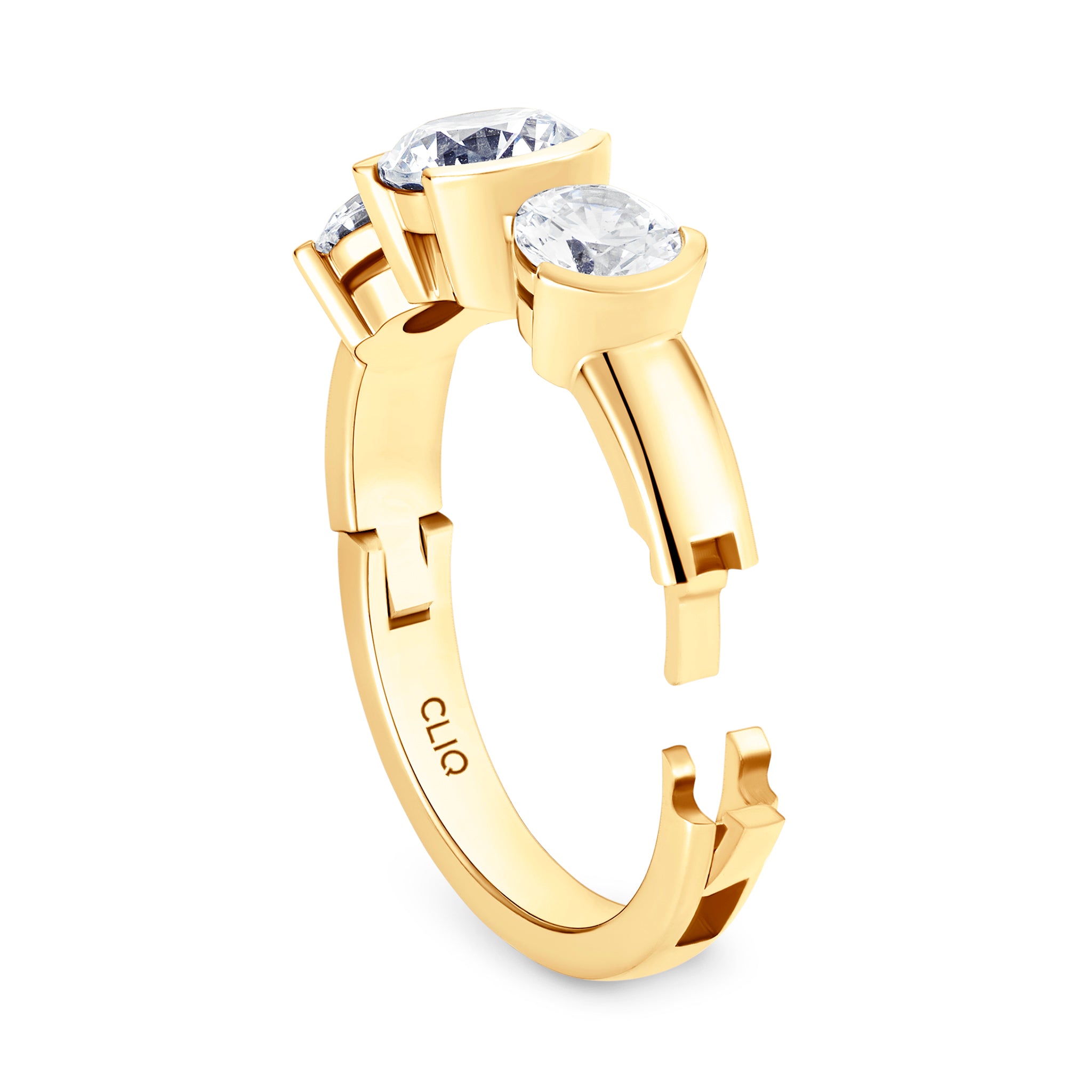 Barcelona Three Stone Ring