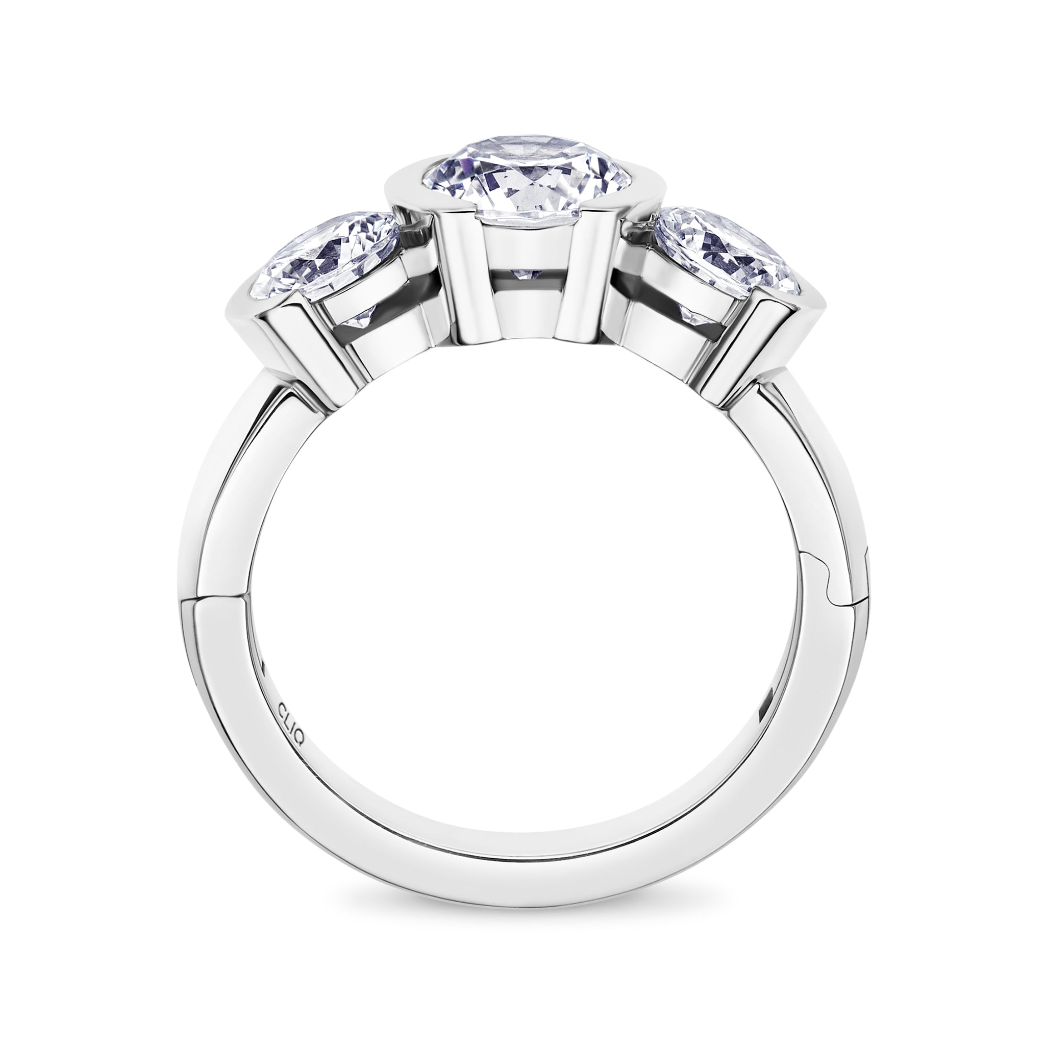 Barcelona Three Stone Ring